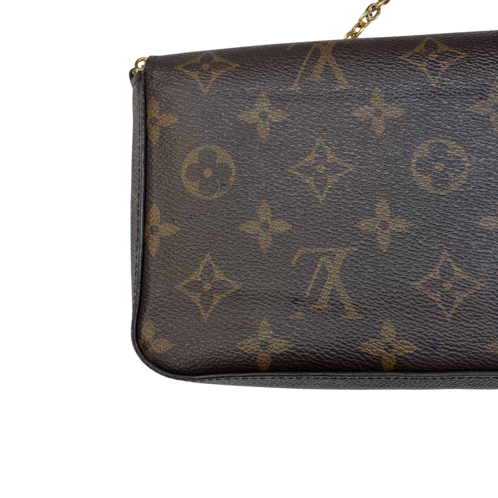 Women's Monogram Félicie Pochette Bag Brown