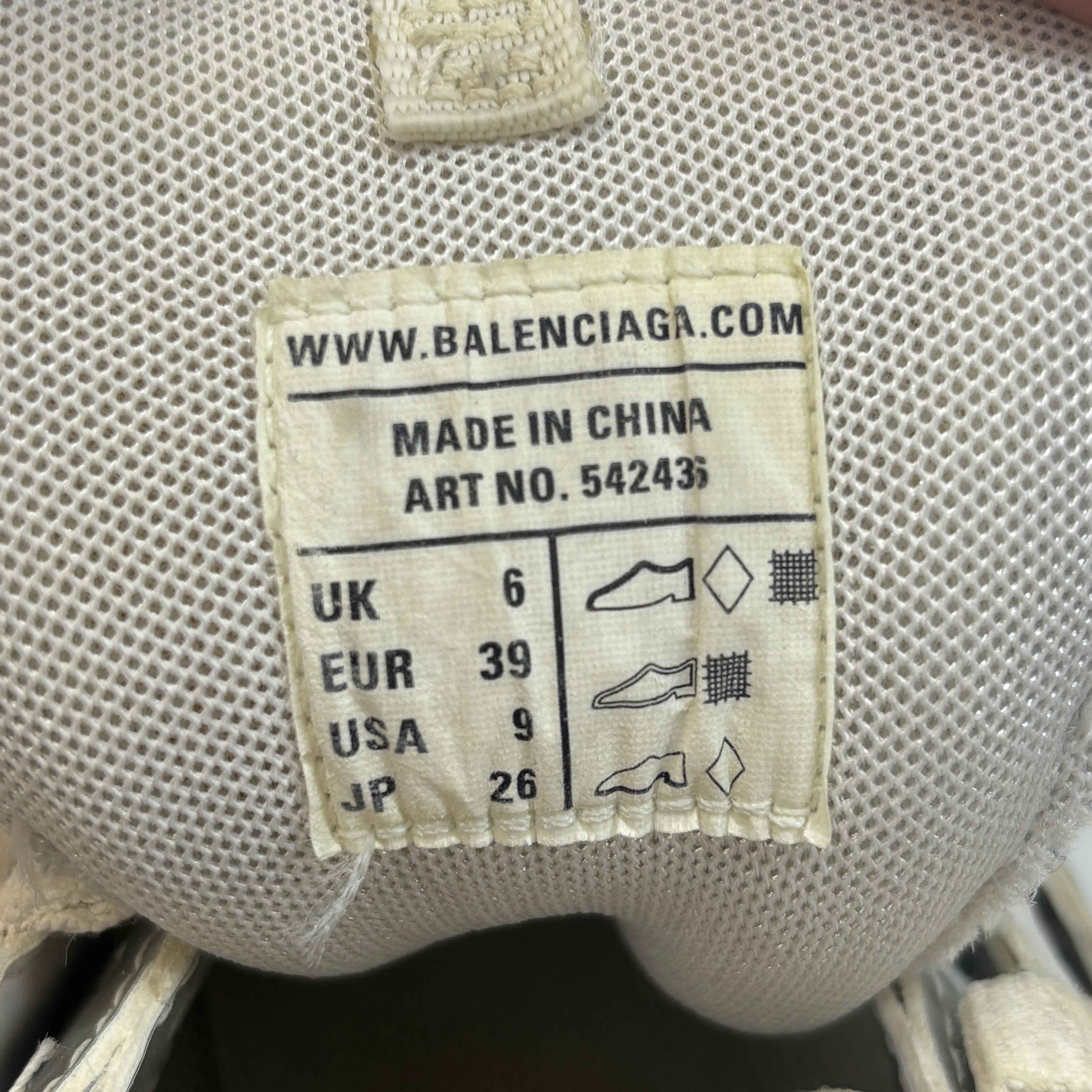 Women's Tracks Low Trainers White Size EU 39 / UK 6