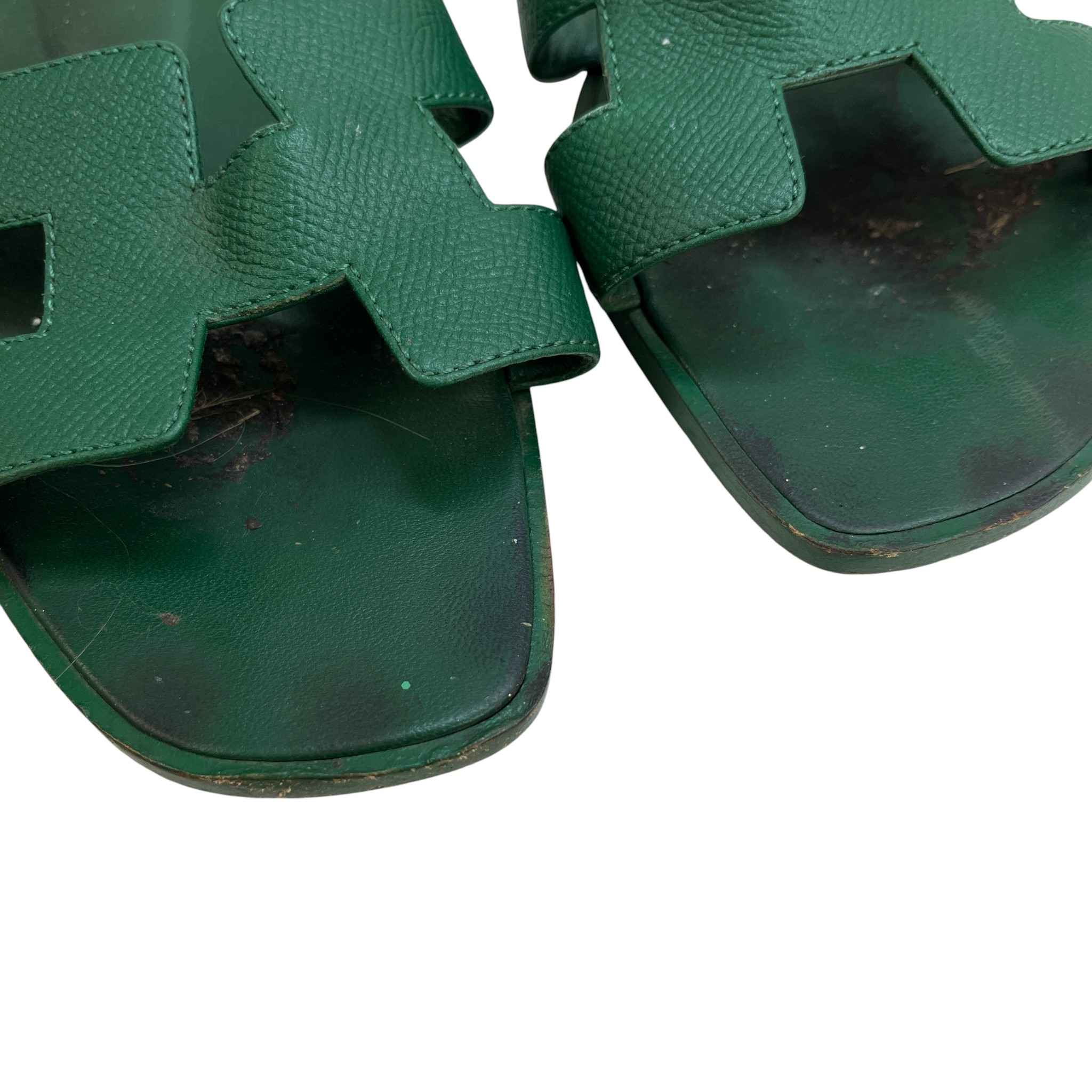 Women's Oran Sandals Green Size EU 37 / UK 4