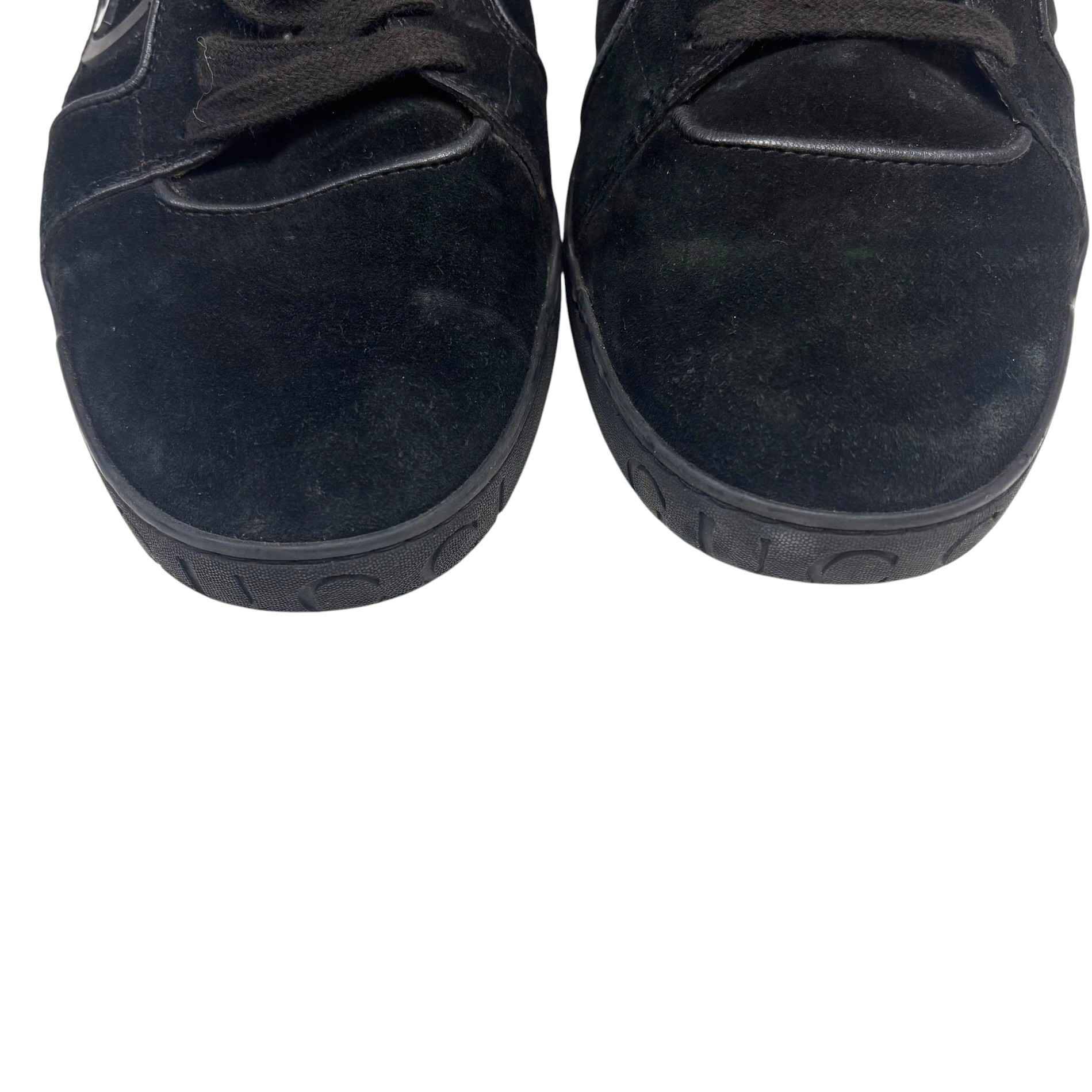 Men's Gg Logo Low Trainers Black Size EU 42 / UK 8