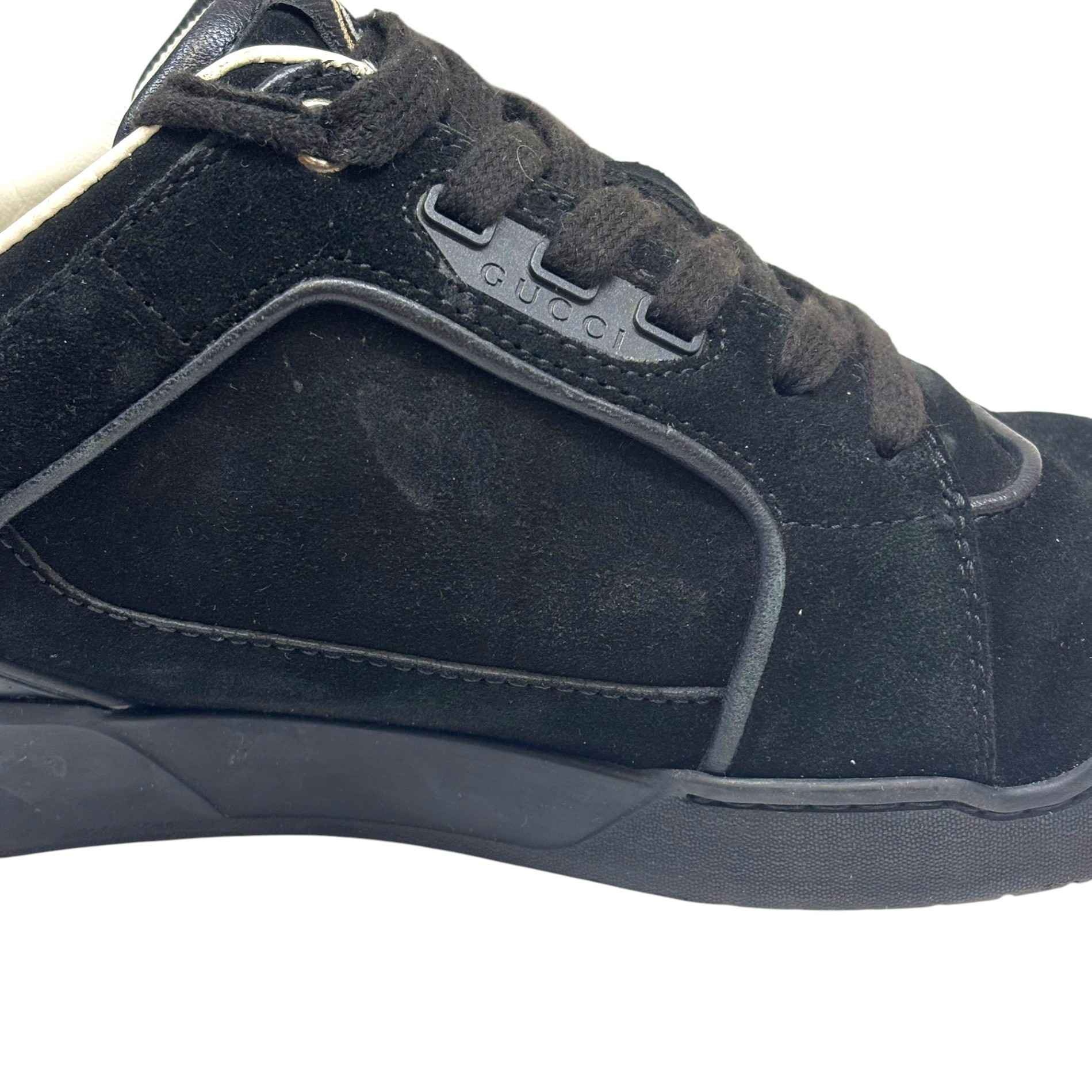 Men's Gg Logo Low Trainers Black Size EU 42 / UK 8