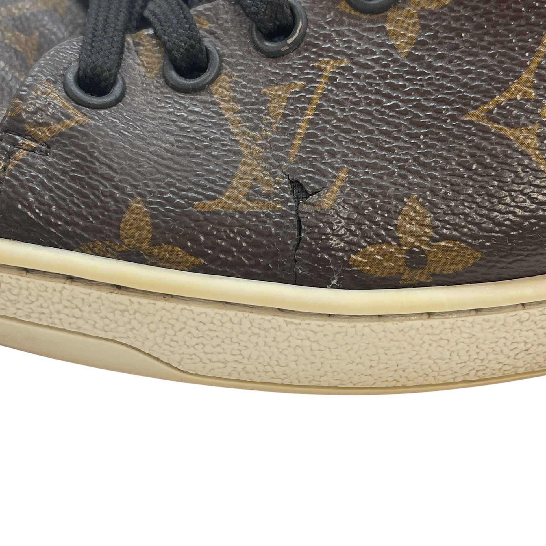 Women's Monogram Frontrow Low Trainers Brown Size EU 37.5 / UK 4.5