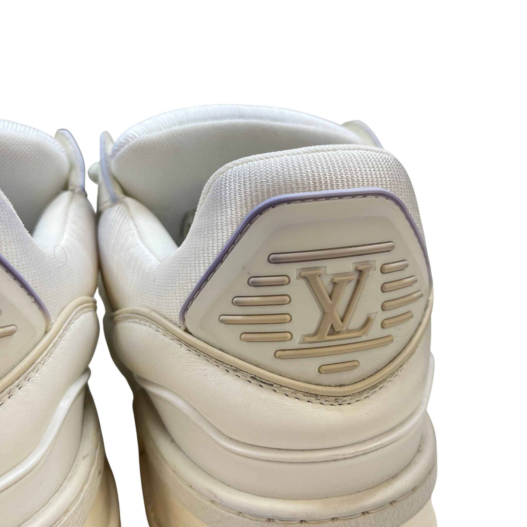 Men's Lv Maxi Low Trainers White Size EU 42 / UK 8