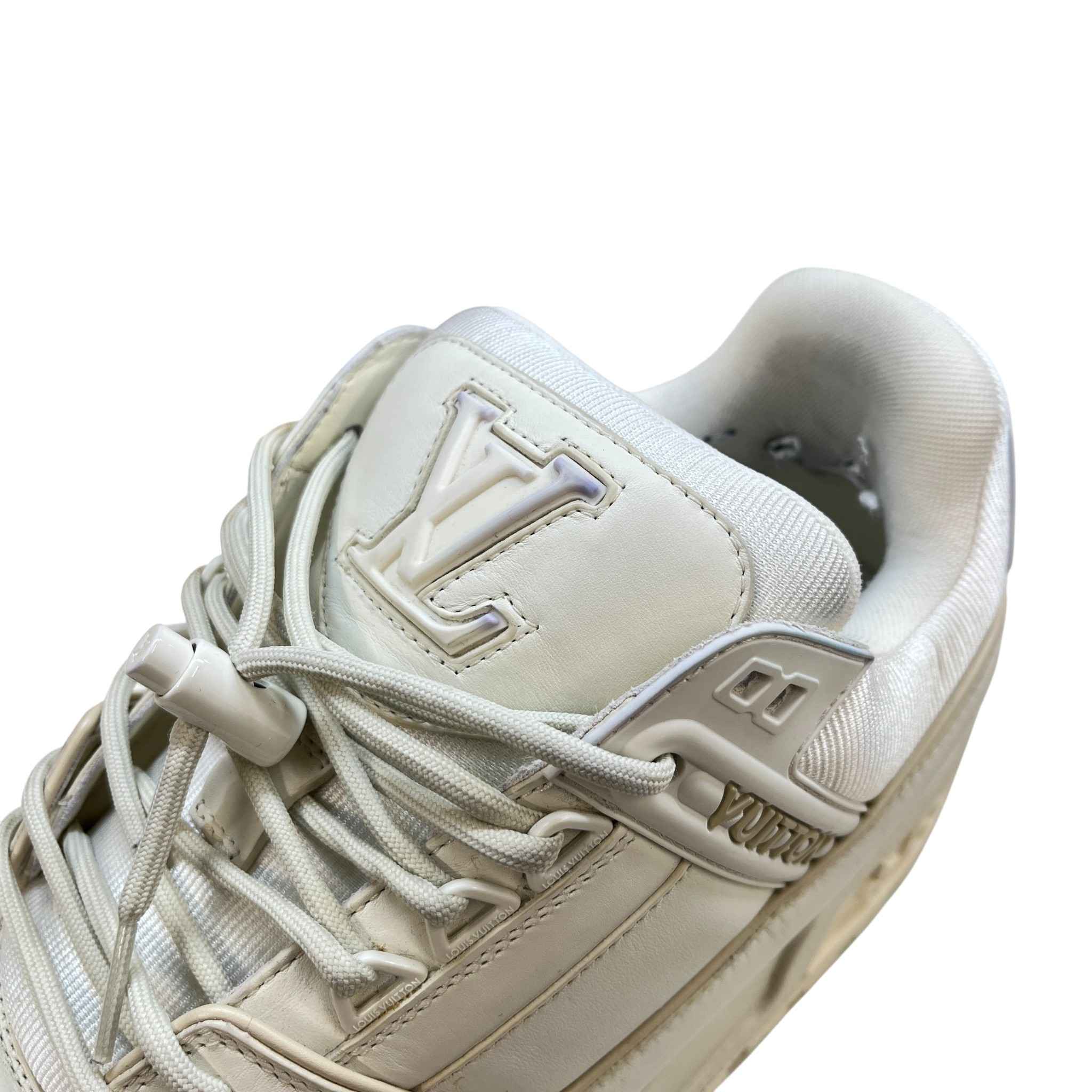 Men's Lv Maxi Low Trainers White Size EU 42 / UK 8