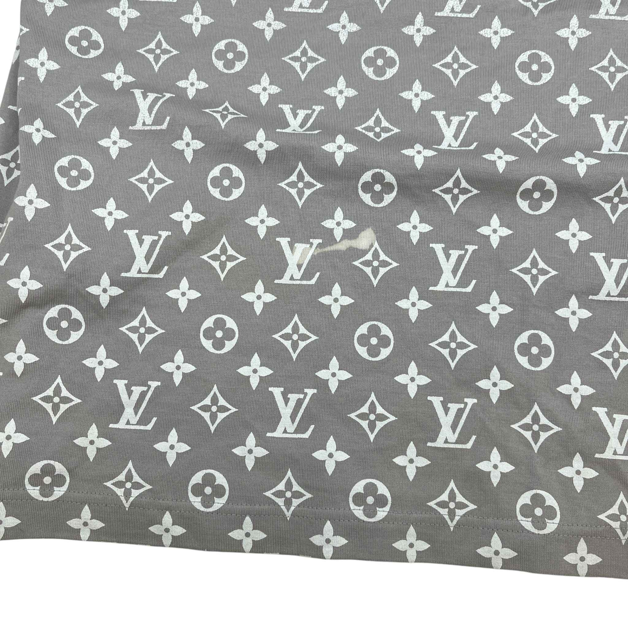 Men's Monogram Gradient T-Shirt Grey Size XS