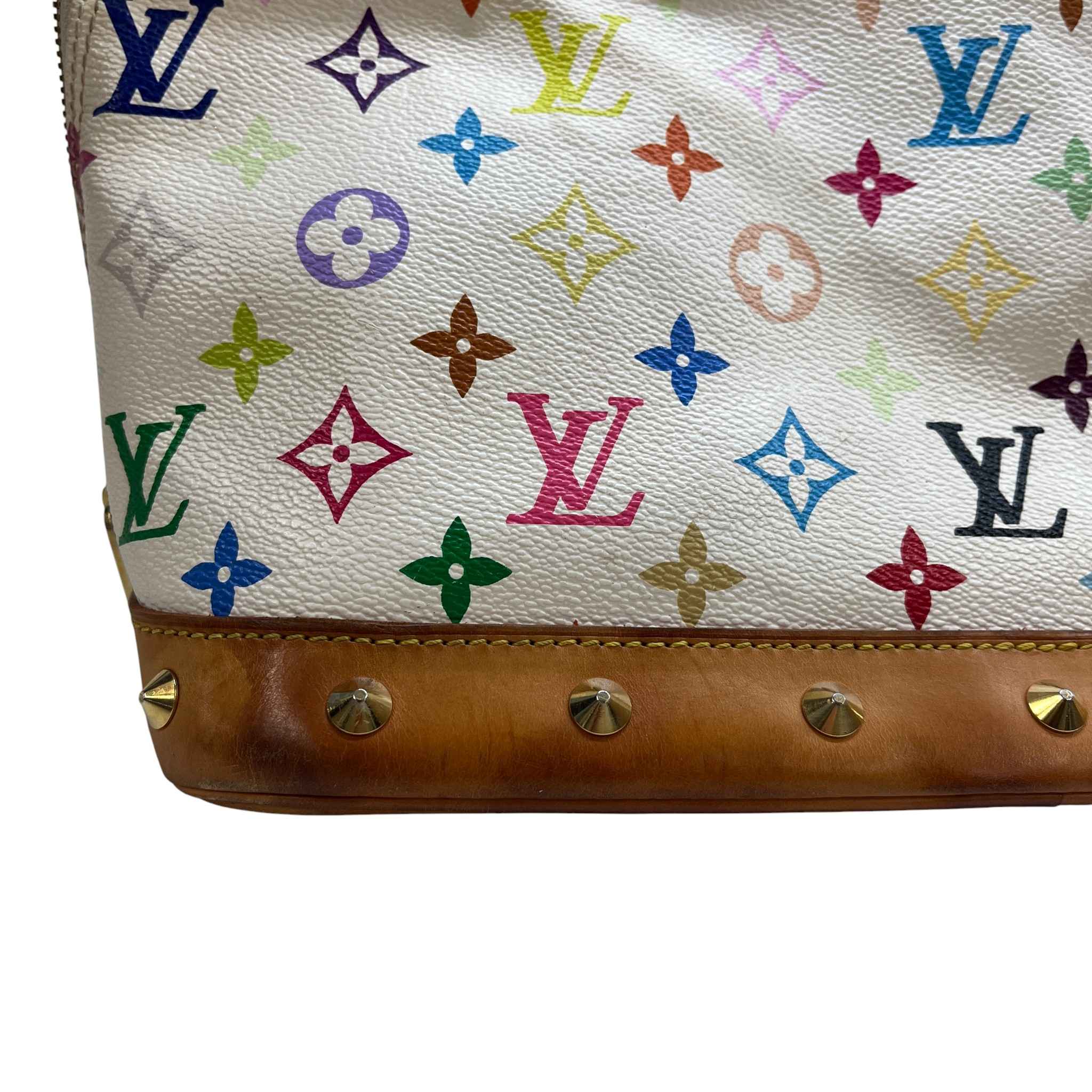 Women's Vintage Takashi Murakami Monogram Alma Handbag Multi-Coloured