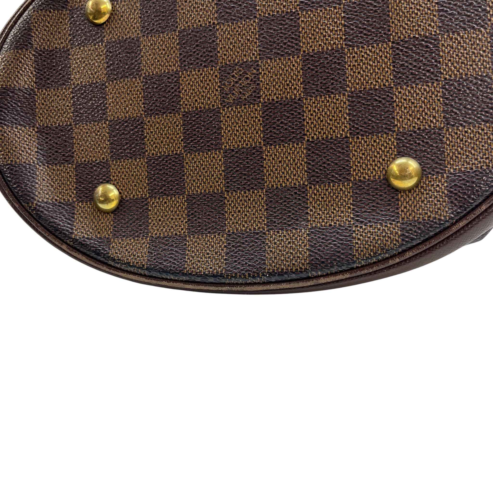 Women's Damier Ebene Marais Bucket Pm Handbag Brown