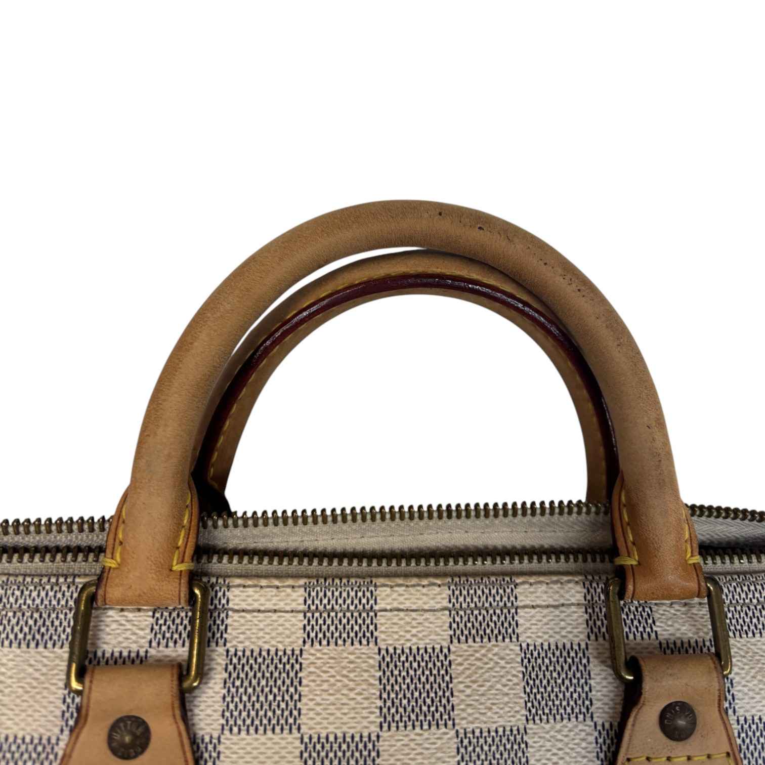 Women's Damier Azur Speedy 30 Bag White