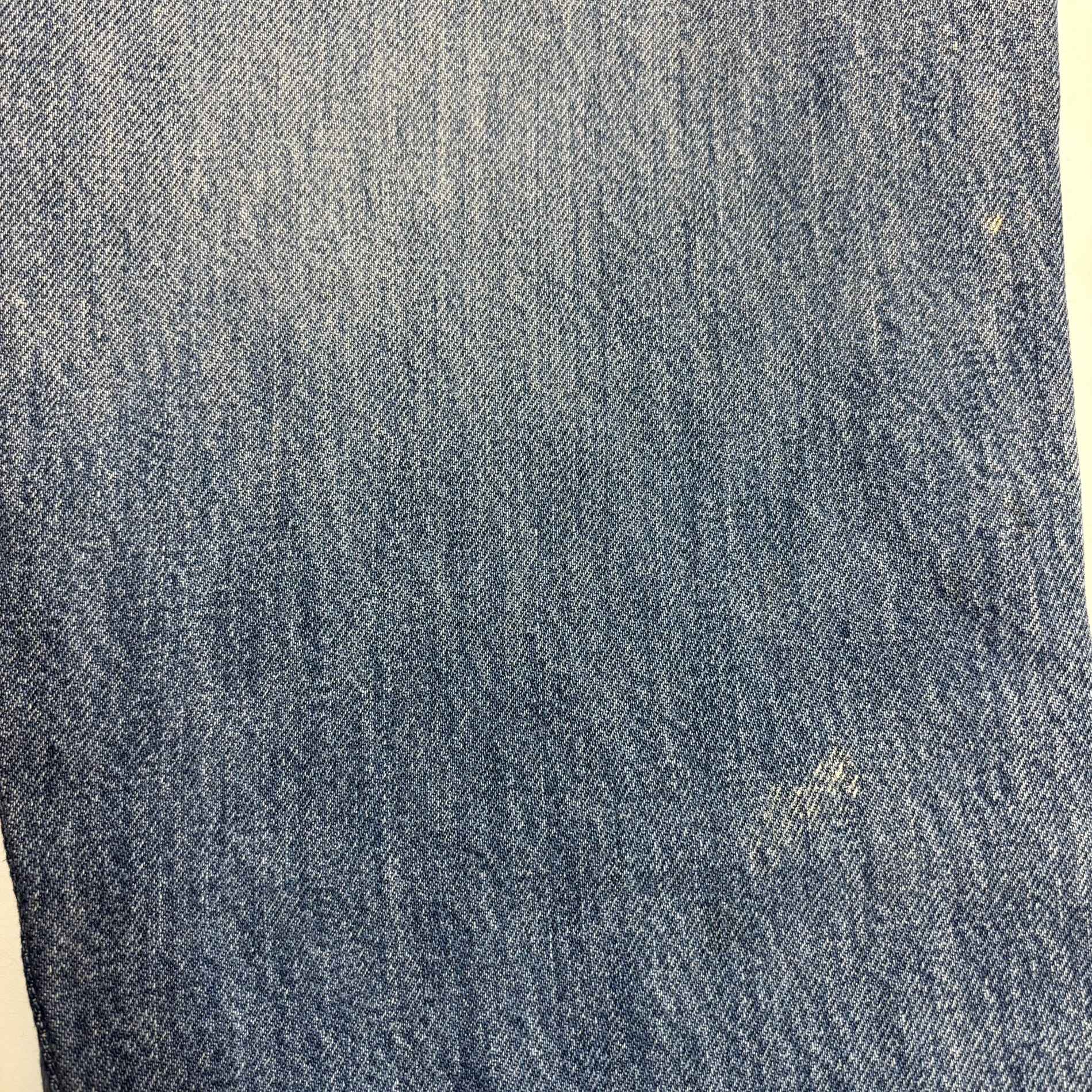 Men's Patch Logo Jeans Blue Size Waist 30"