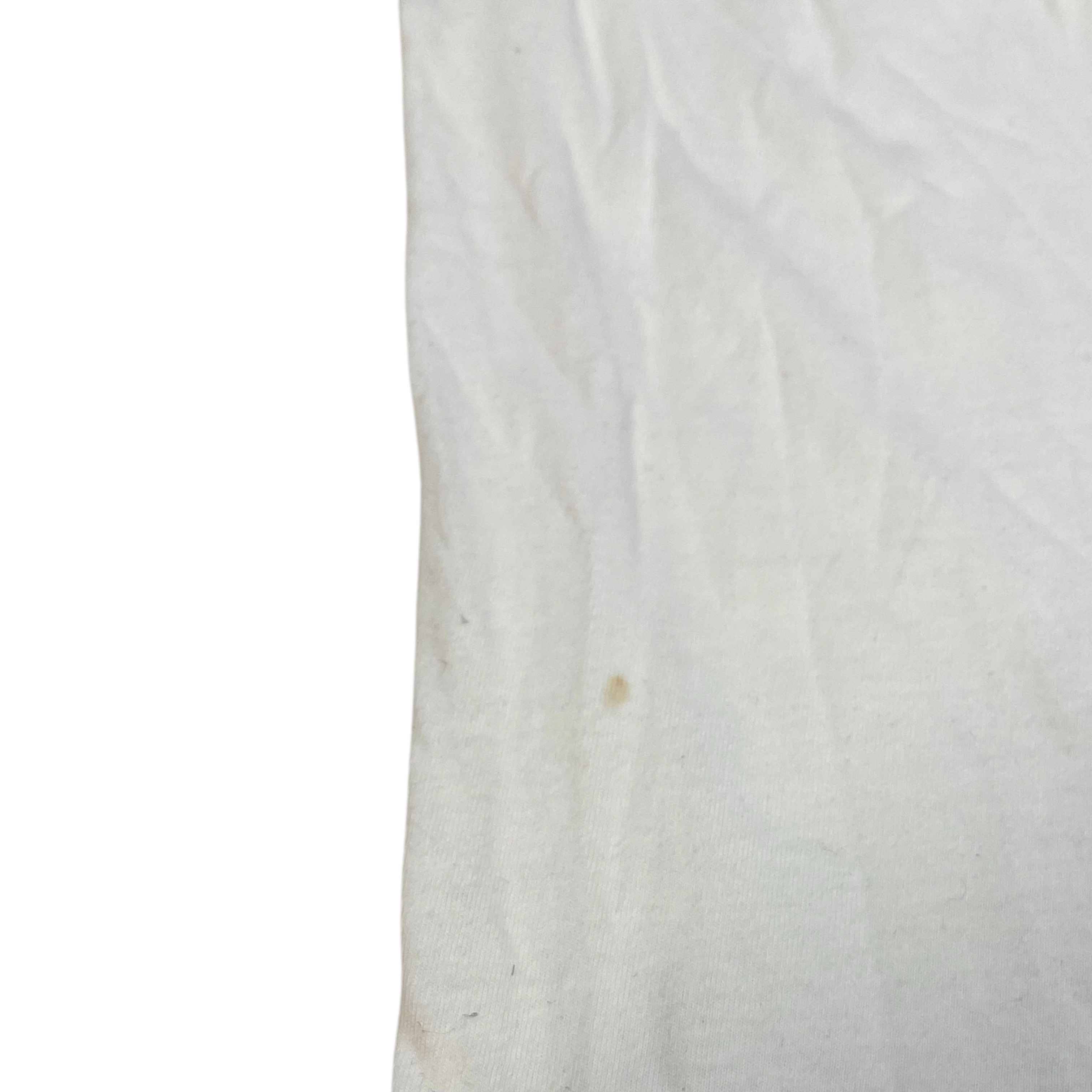 Men's Half Heart Logo T-Shirt White Size M