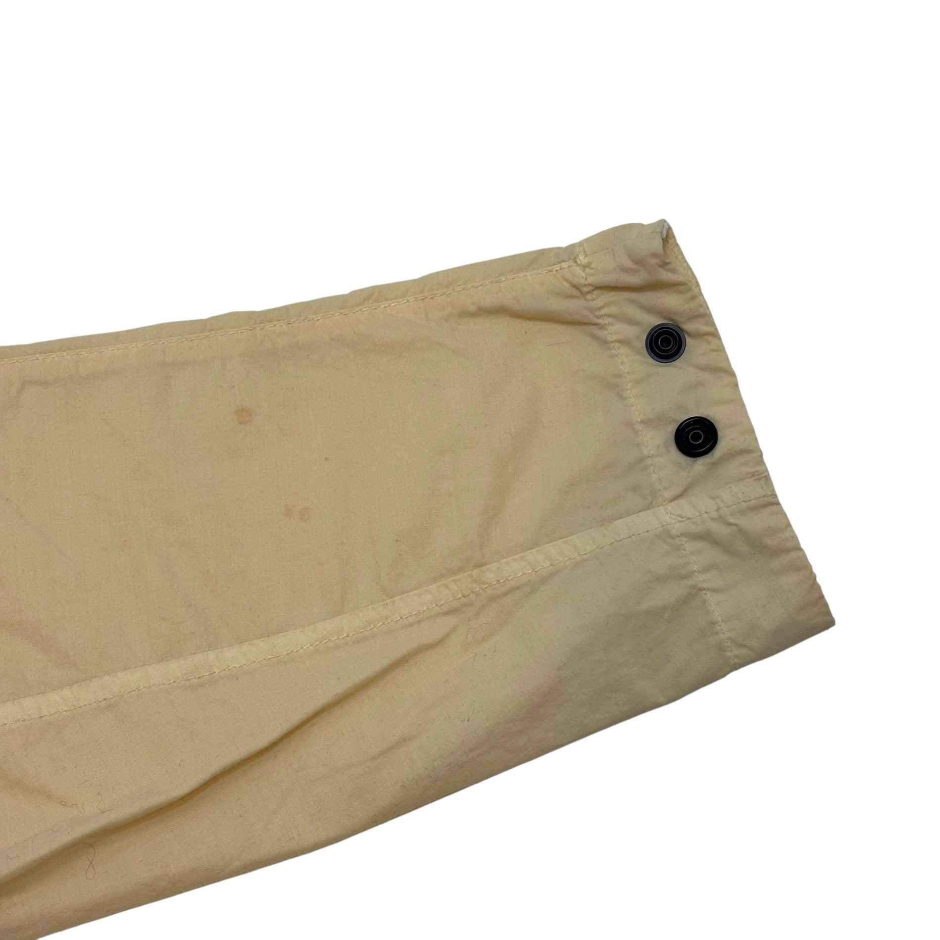 Men's Applique Logo Jacket Cream Size S