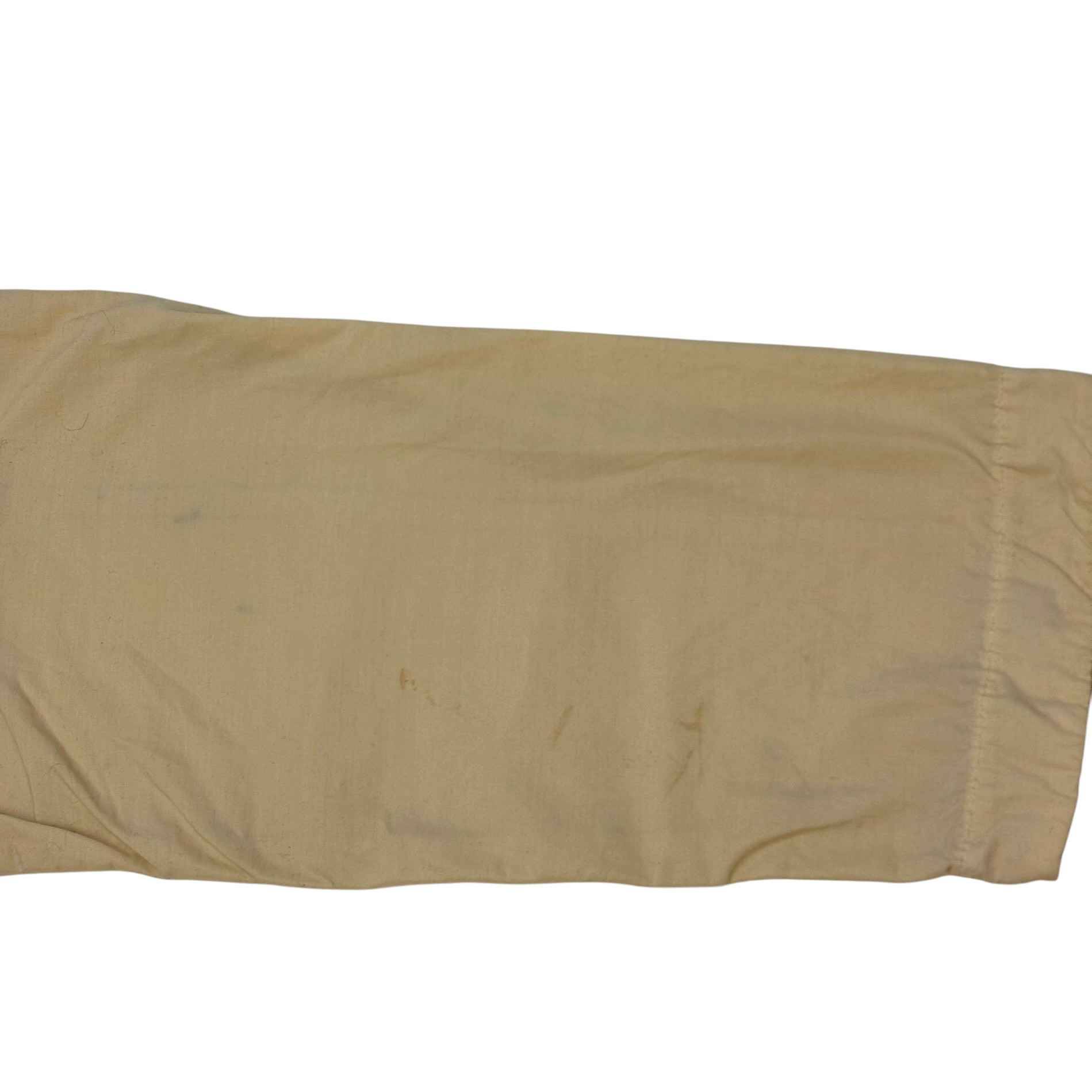 Men's Applique Logo Jacket Cream Size S