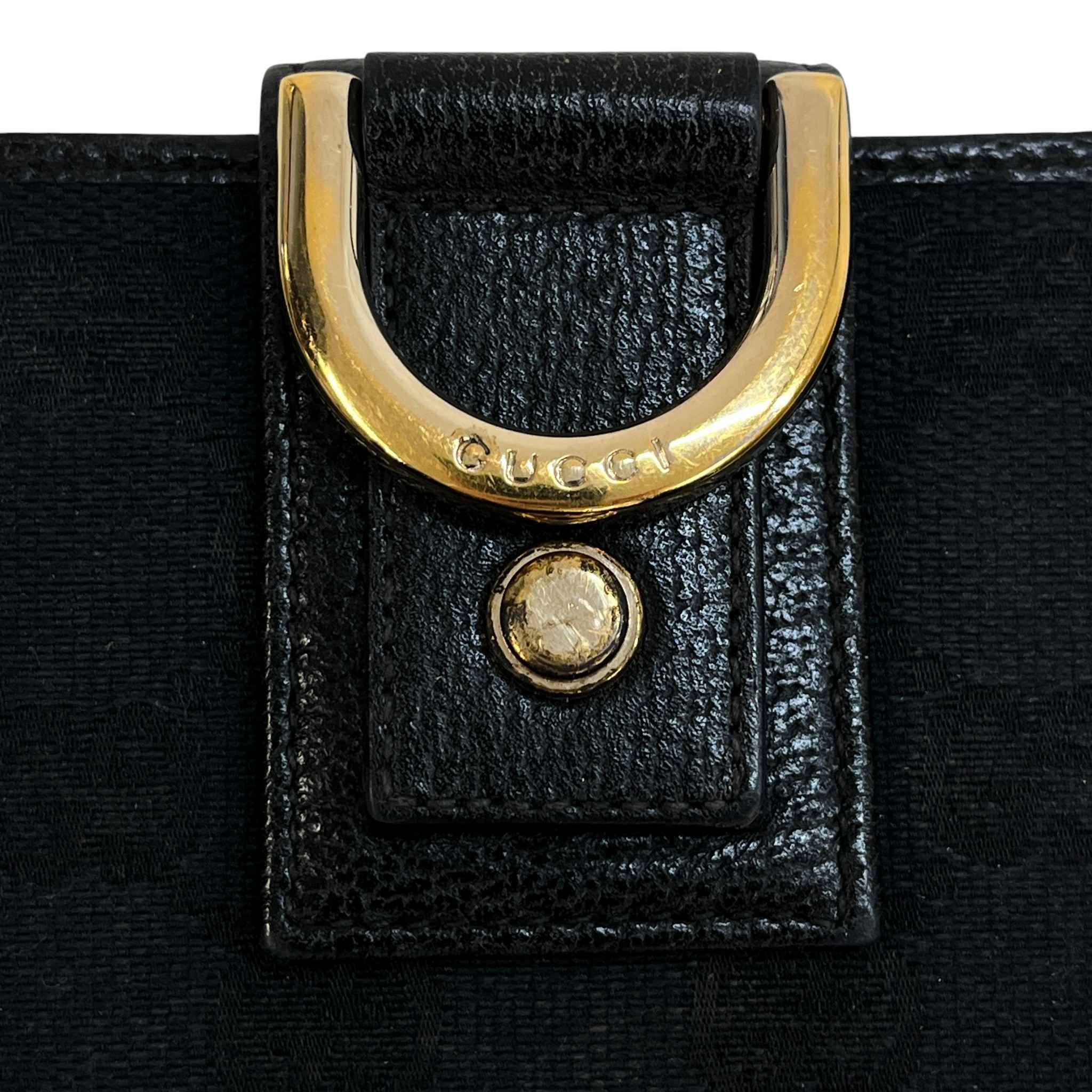Women's Gg Supreme Bifold Wallet Black