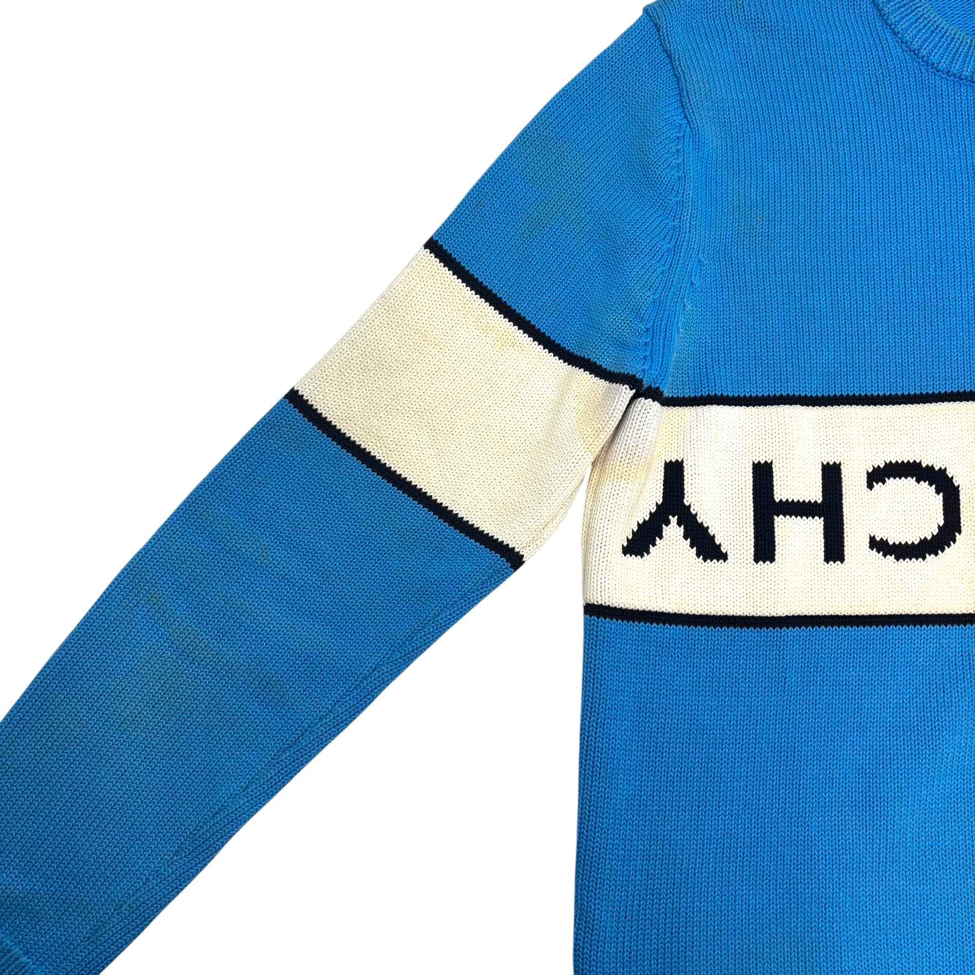 Men's Reverse Logo Jumper Blue Size M