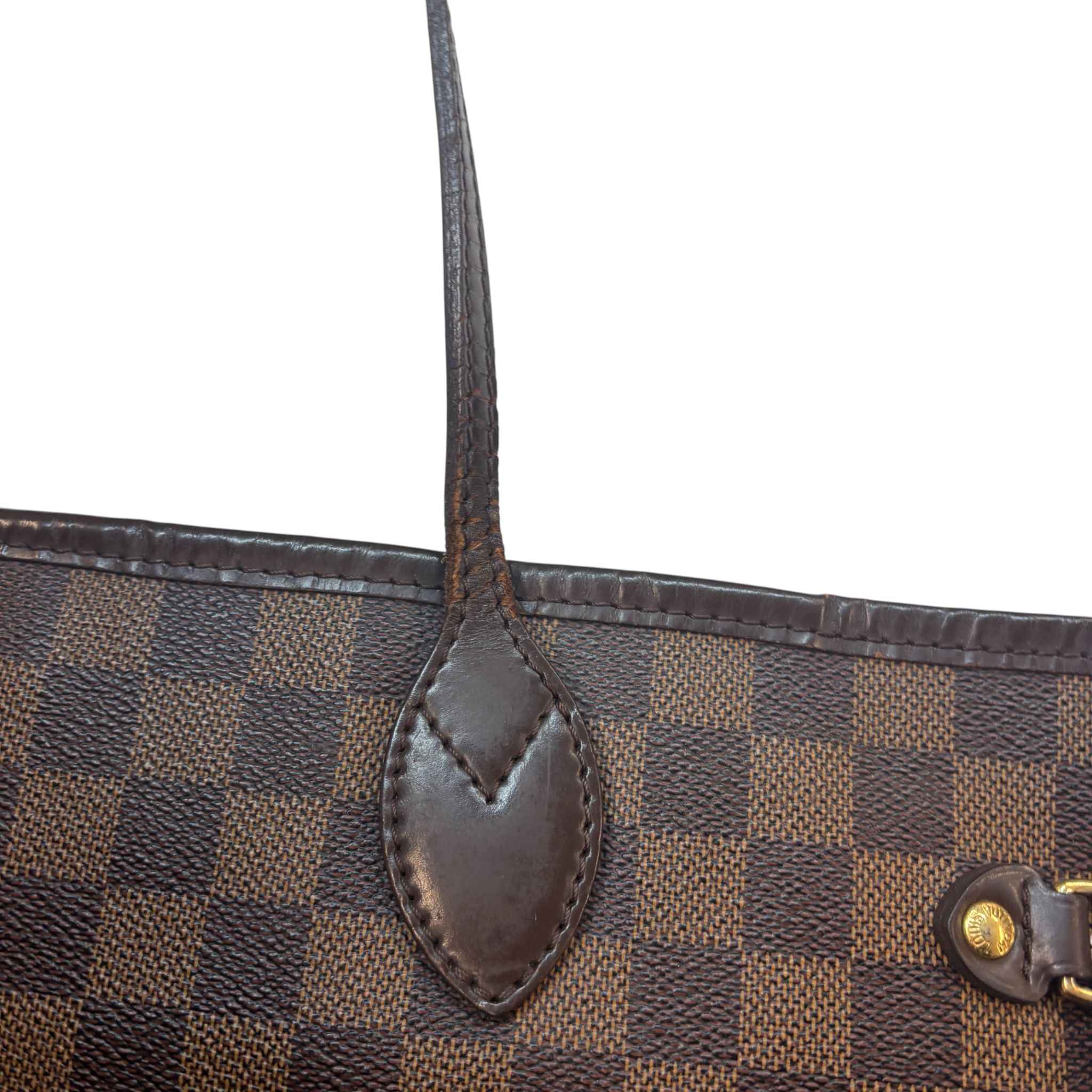 Women's Damier Ebene Neverfull Mm Tote Handbag Brown