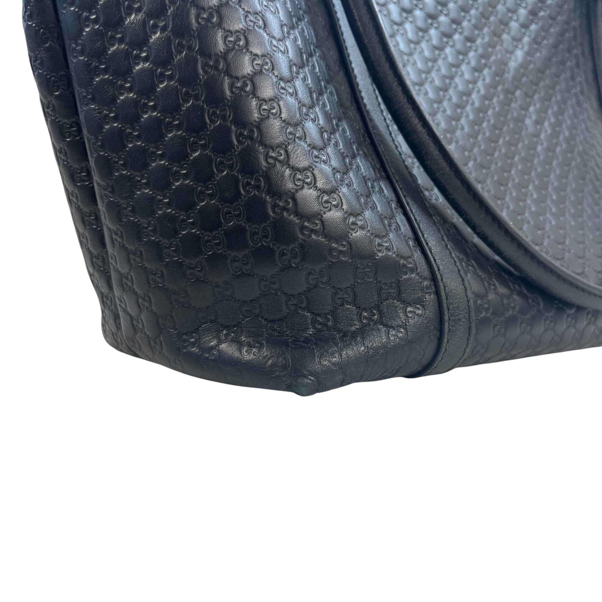 Women's Microguccissima Joy Tote Bag Black