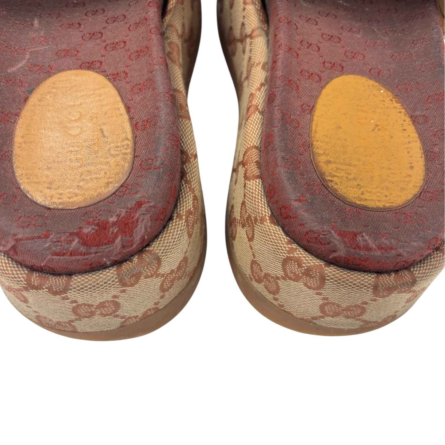 Women's Gg Supreme Platform Slides Beige Size EU 38 / UK 5