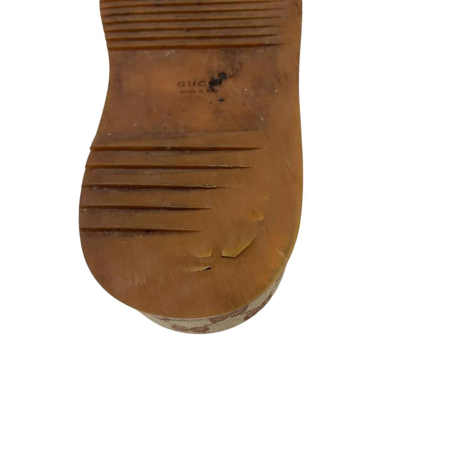 Women's Gg Supreme Platform Slides Beige Size EU 38 / UK 5