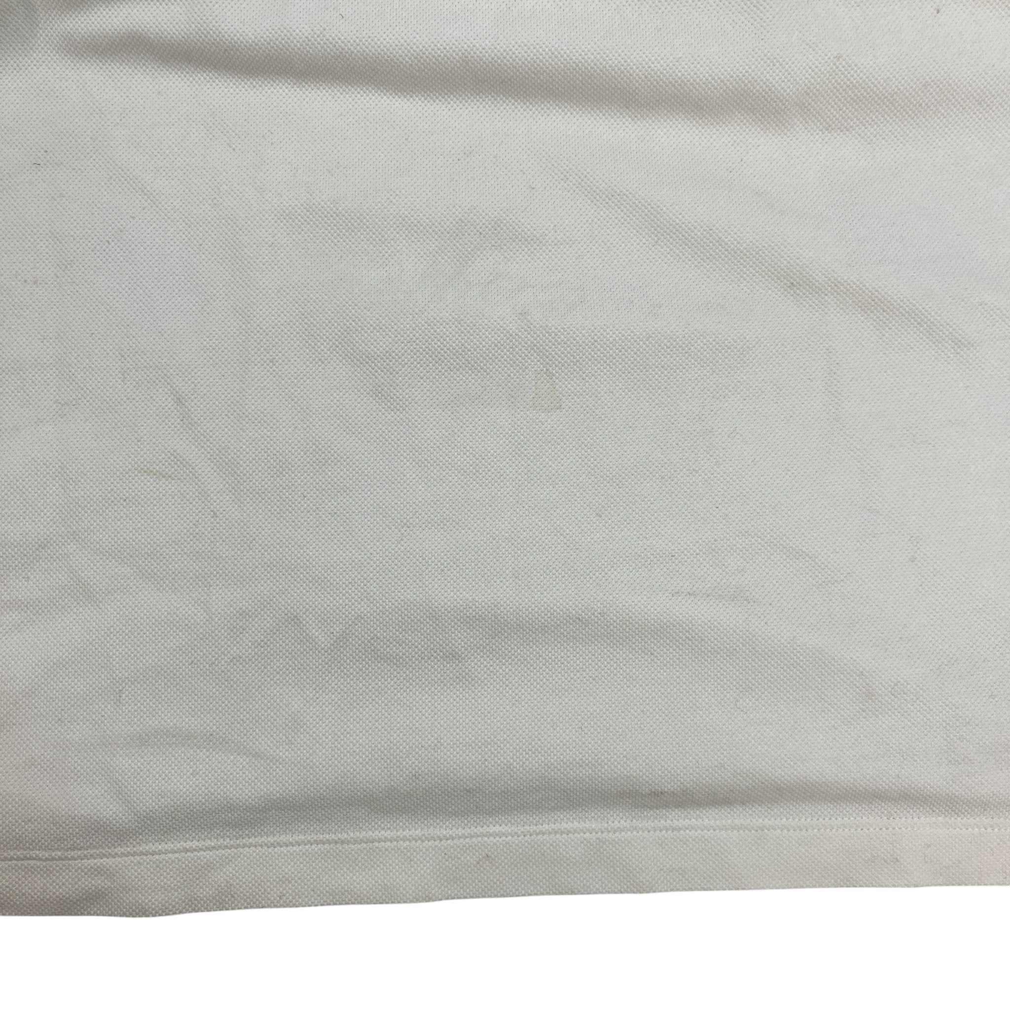 Men's Web Collar Polo Shirt Cream Size M