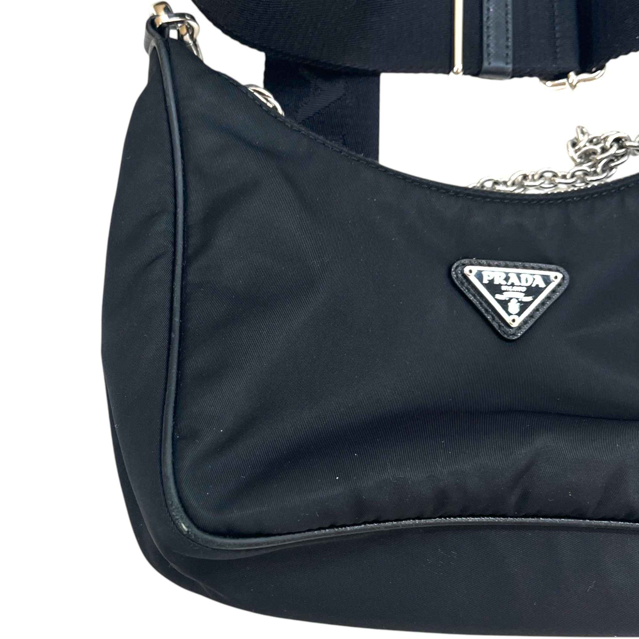 Women's Re-Edition 2005 Re-Nylon Handbag Black