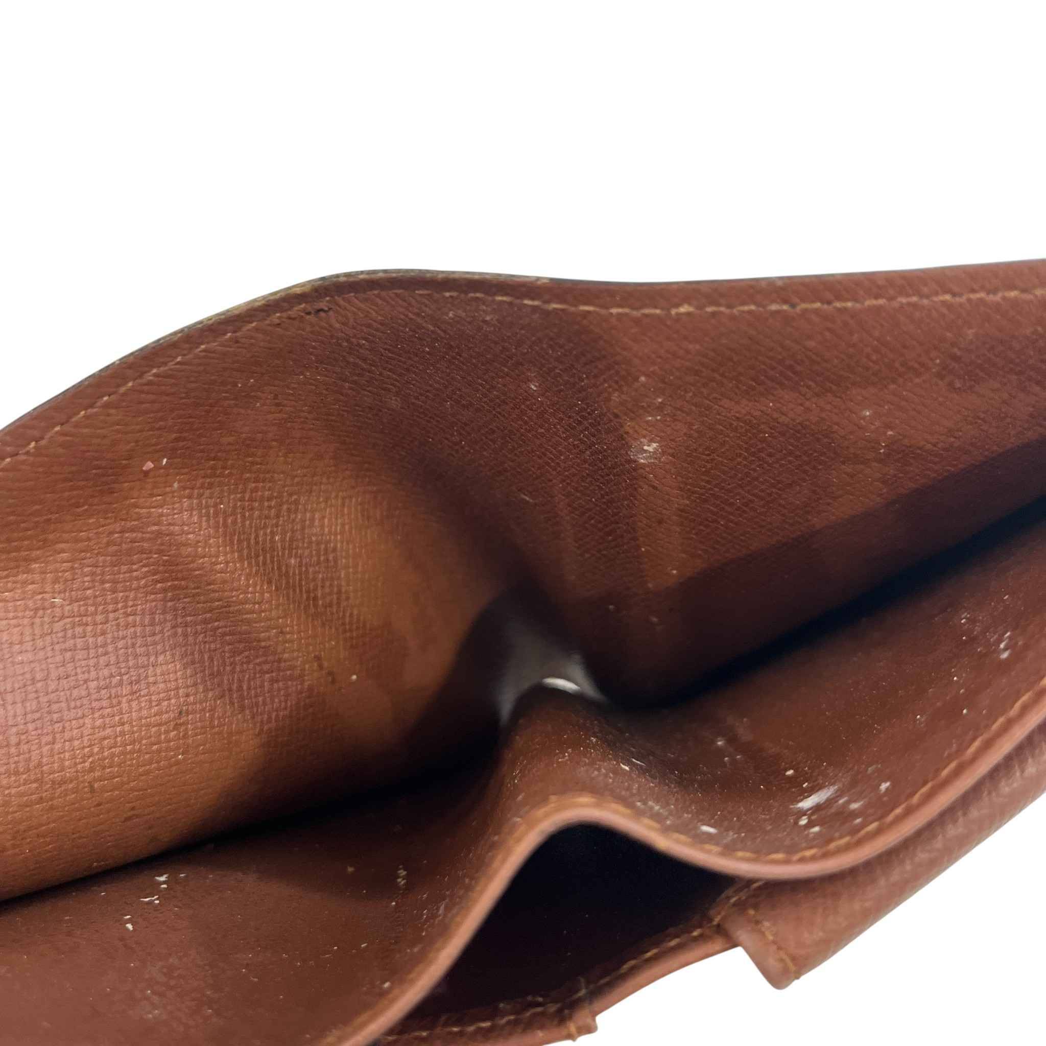 Women's Monogram Bifold Wallet Brown