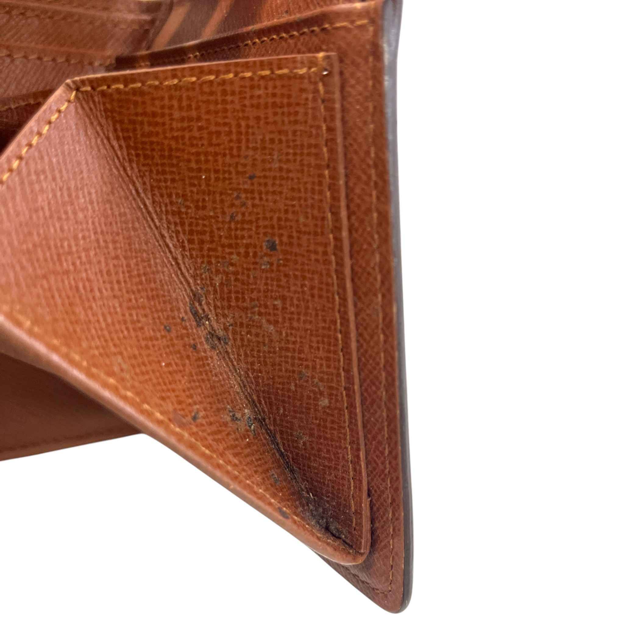 Women's Monogram Bifold Wallet Brown