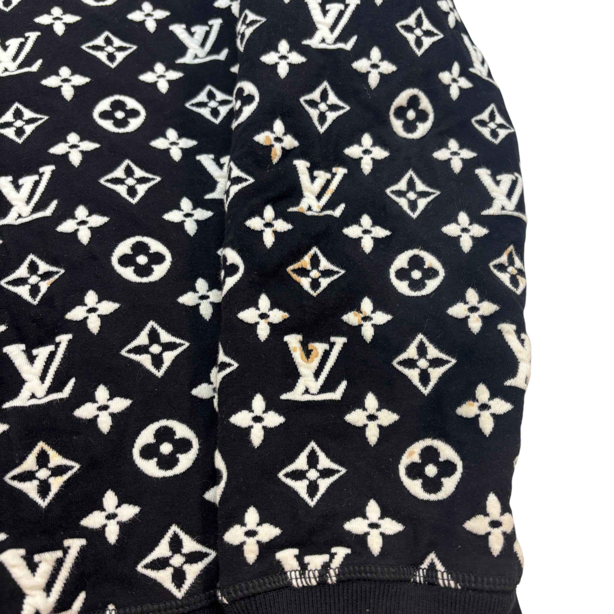 Men's Monogram Logo Sweatshirt Black Size M