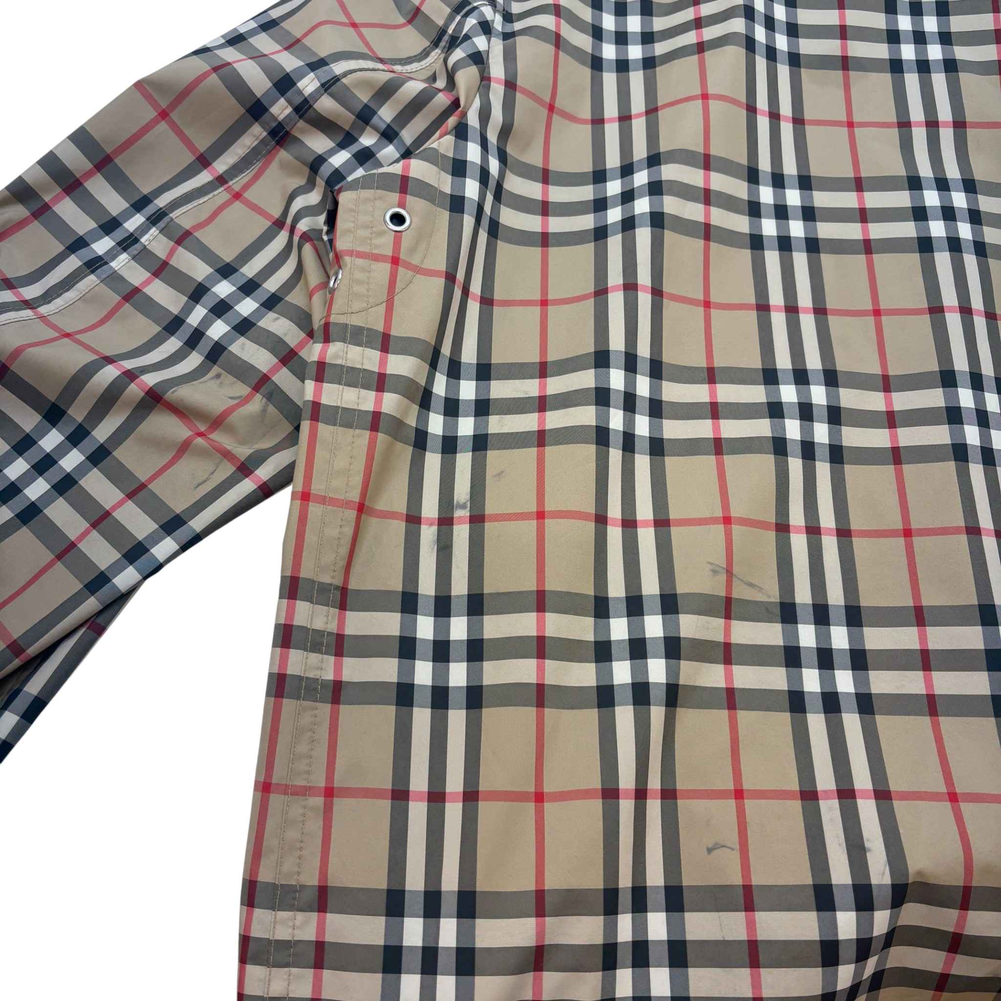 Women's Checkered Jacket Beige Size 1 / UK 10