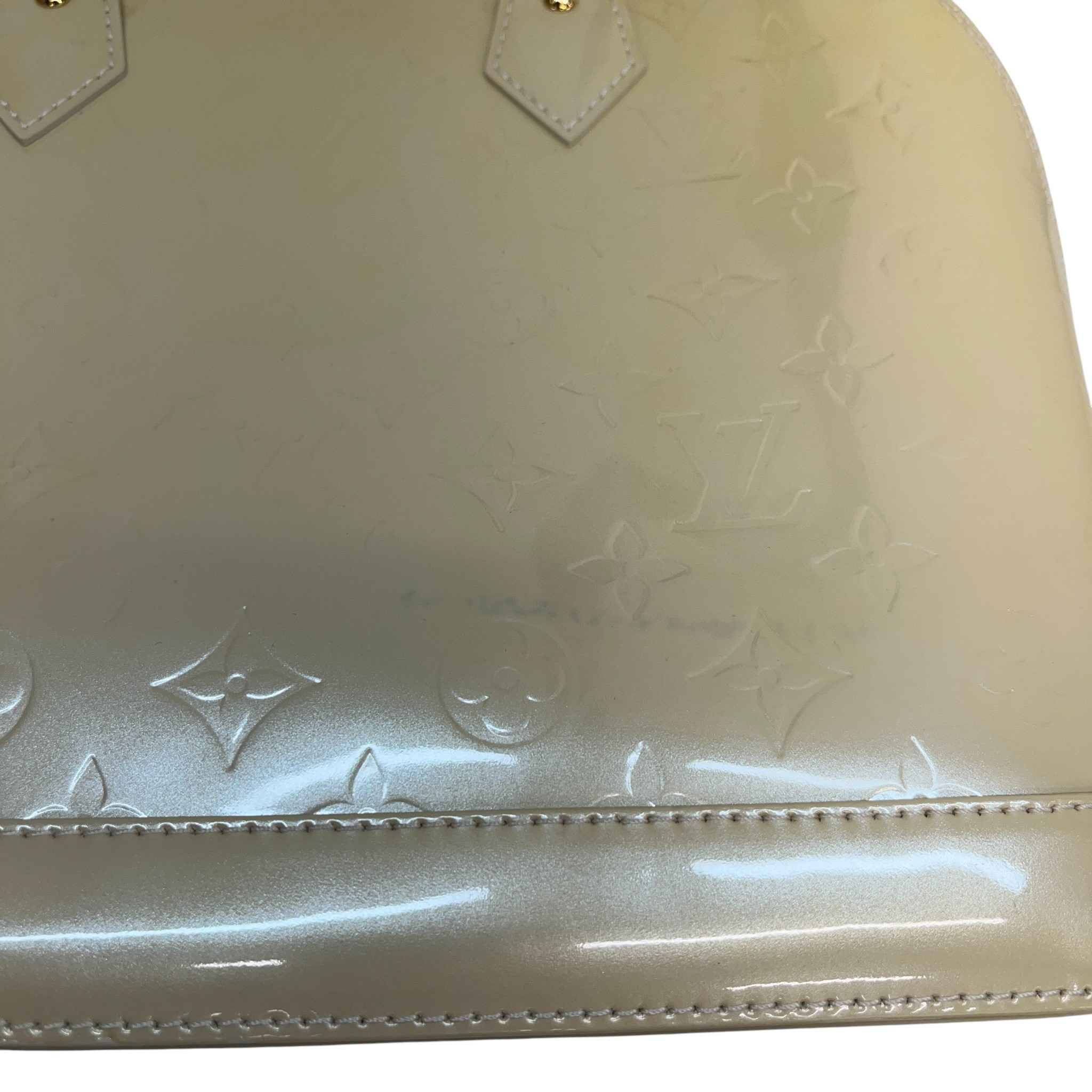 Women's Monogram Vernis Alma Pm Handbag Yellow