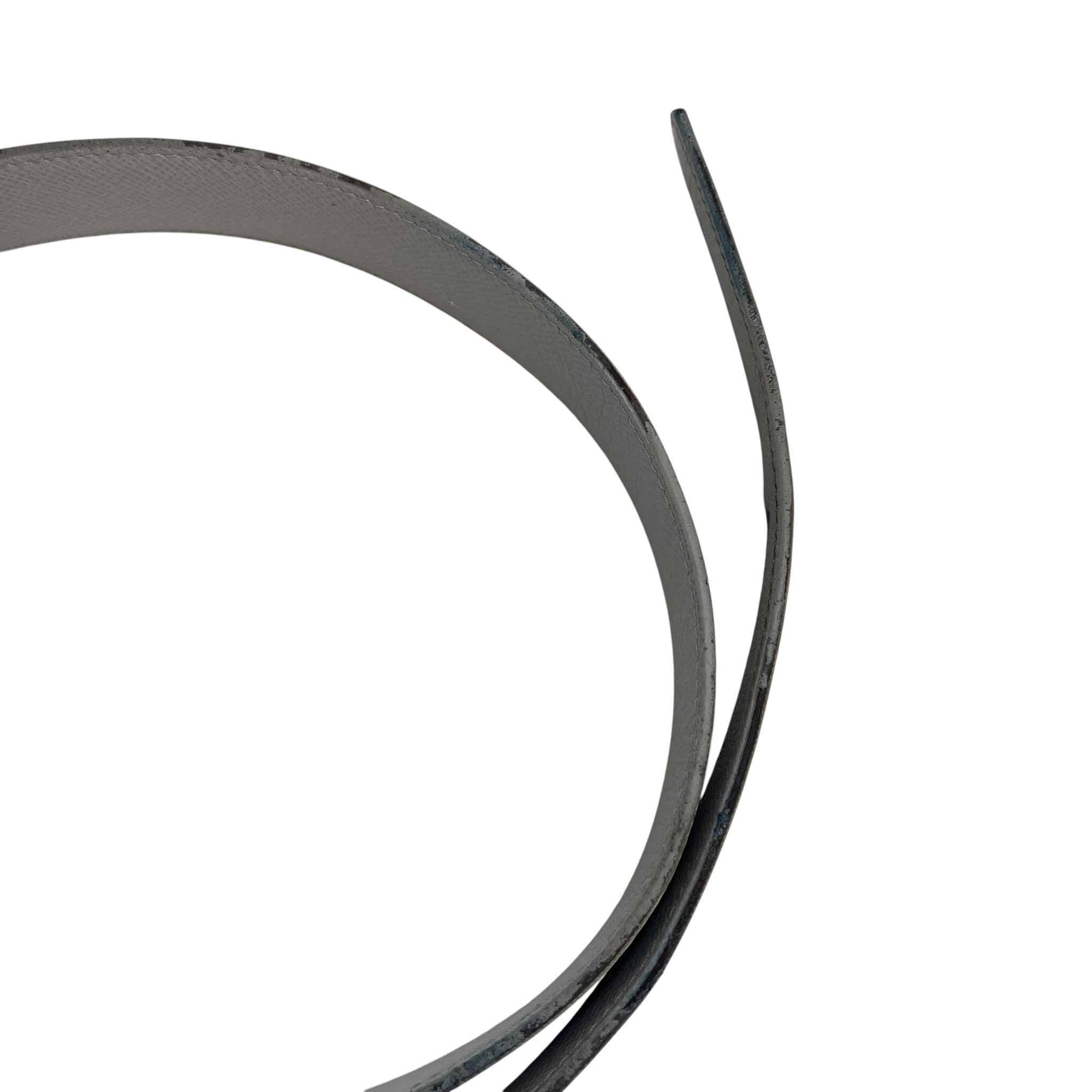 Men's Monogram Reversible Lv Initials Belt White