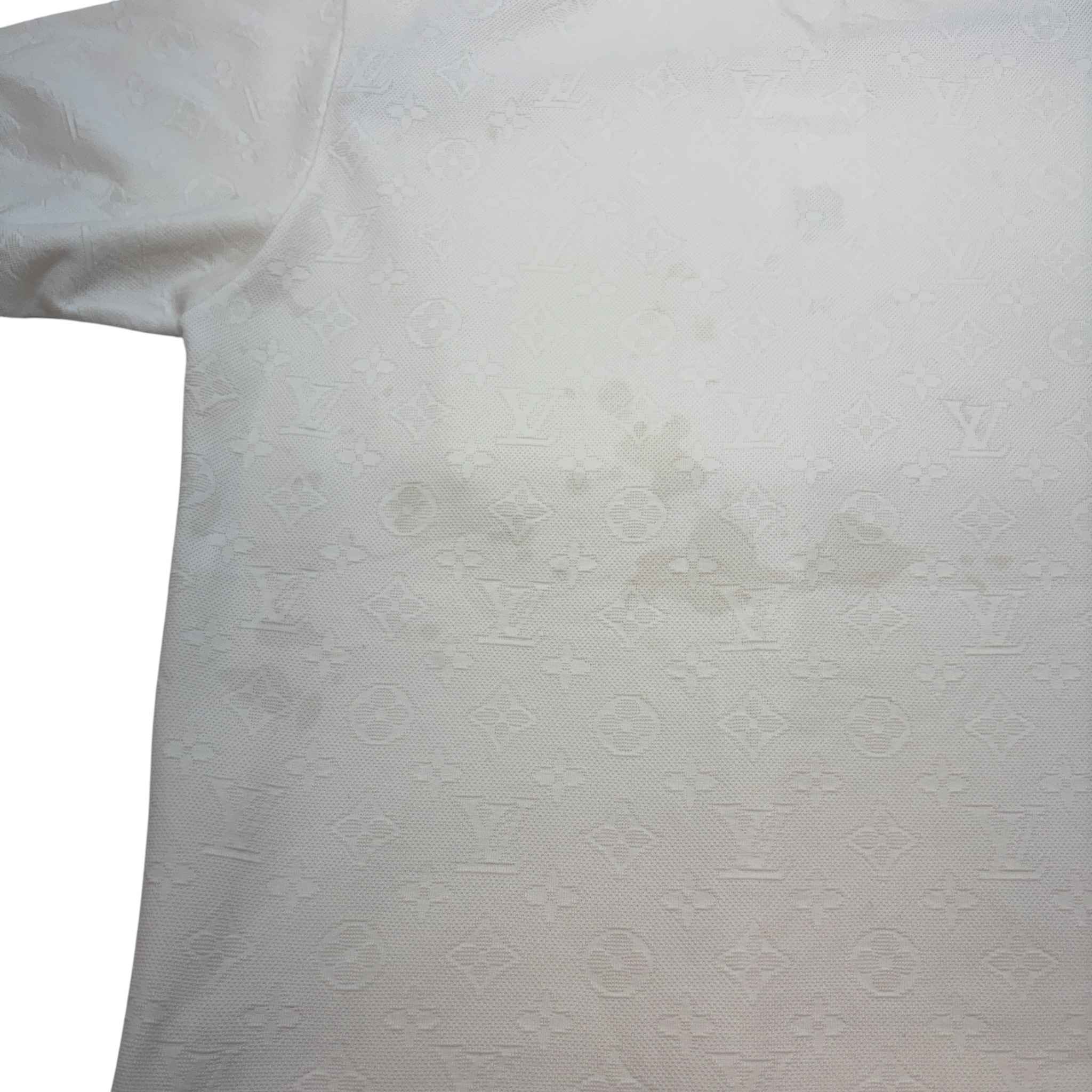 Men's Monogram 3D Pocket T-Shirt White Size M