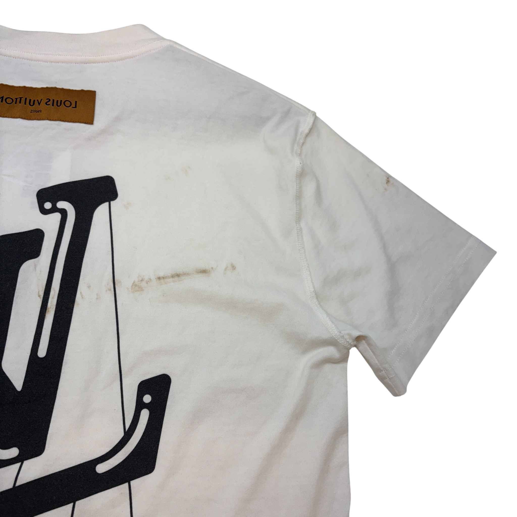 Men's Paratropper T-Shirt White Size M