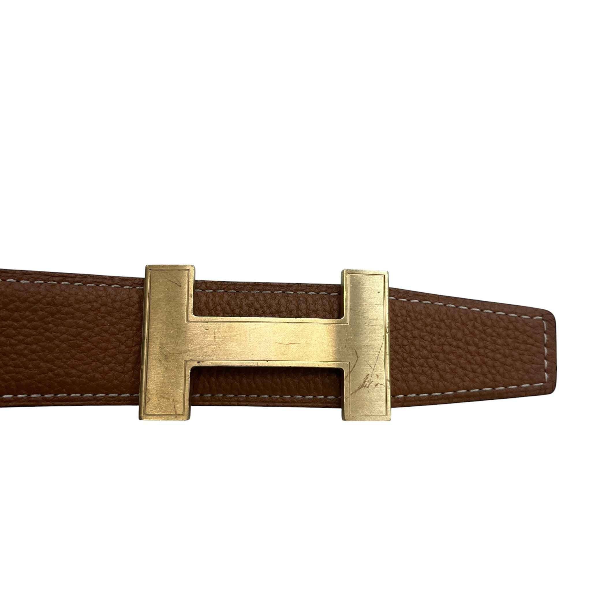 Men's Reversible H Belt Black