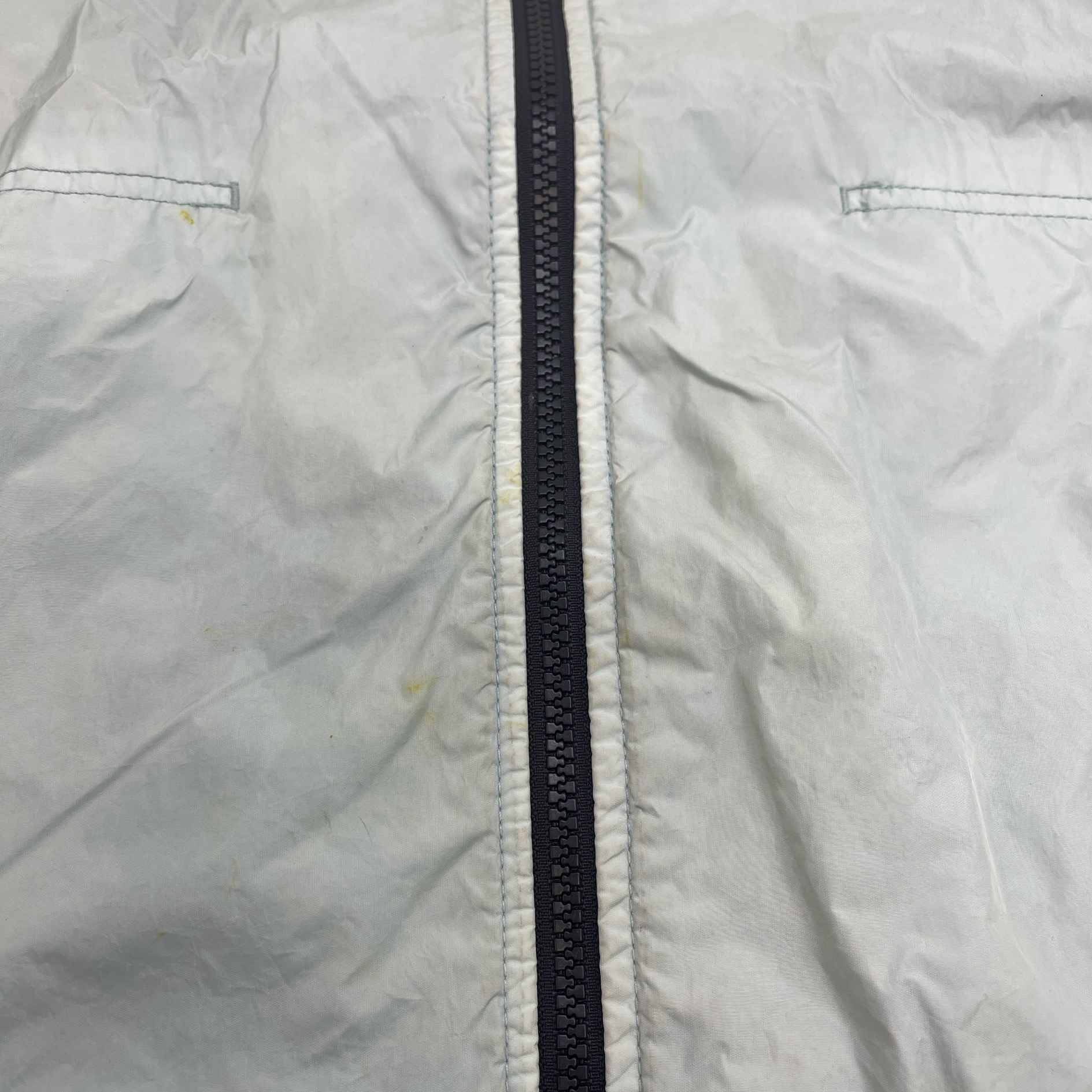 Men's Crinkle Reps Applique Logo Jacket Blue Size XL