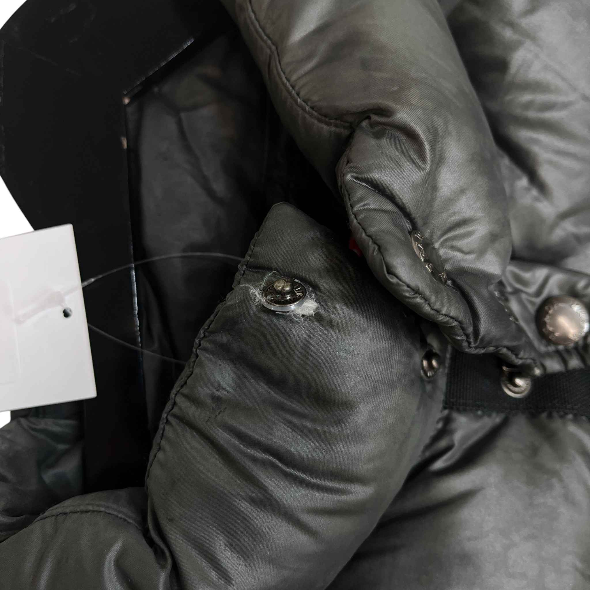 Men's Re-Nylon Plaque Logo Gilet Grey Size IT 56 / XXXL