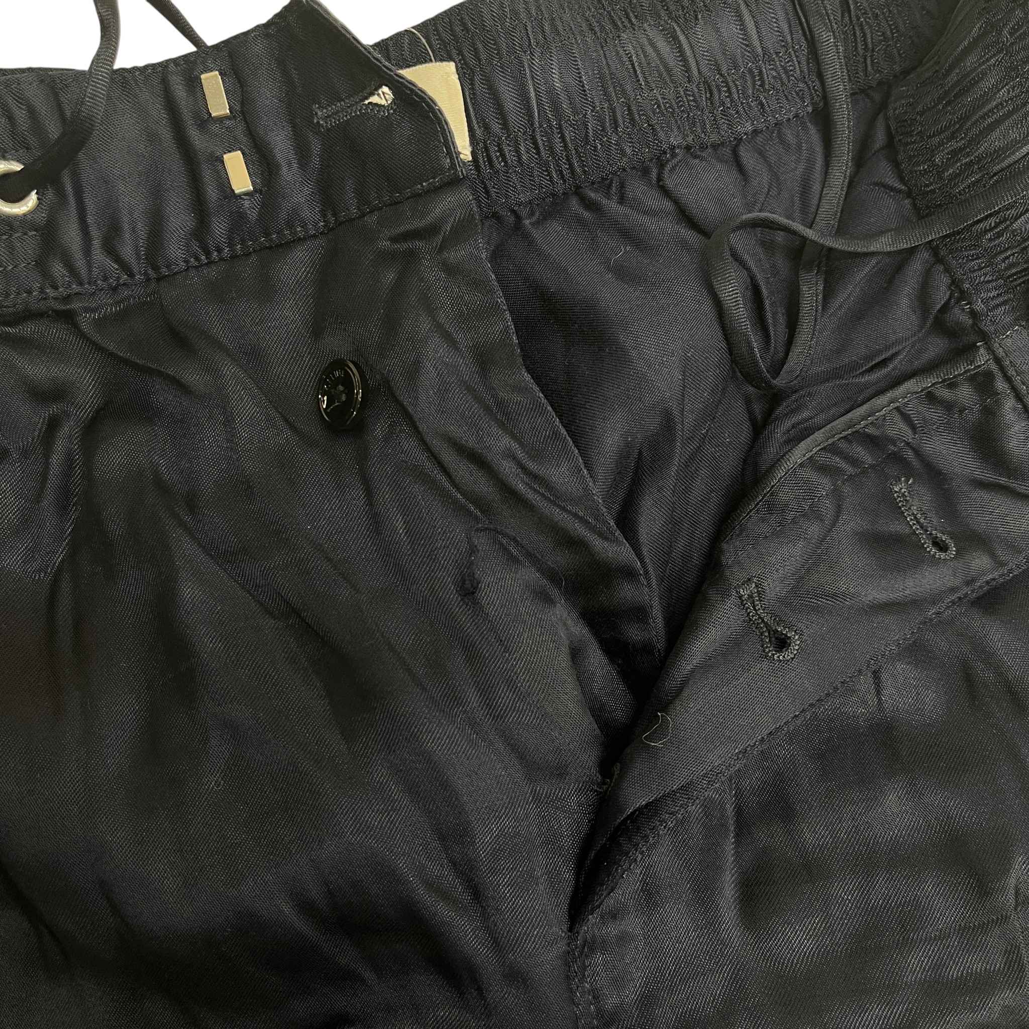 Women's C Logo Stripe Joggers Navy Size Waist 38"