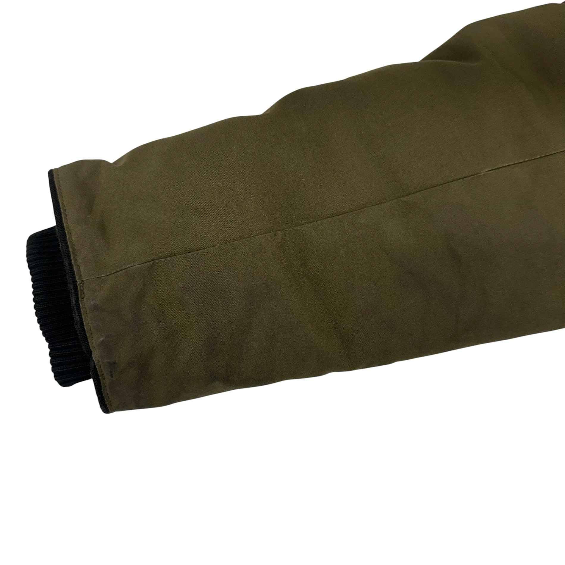 Men's Borden Bomber Down Jacket Green Size S