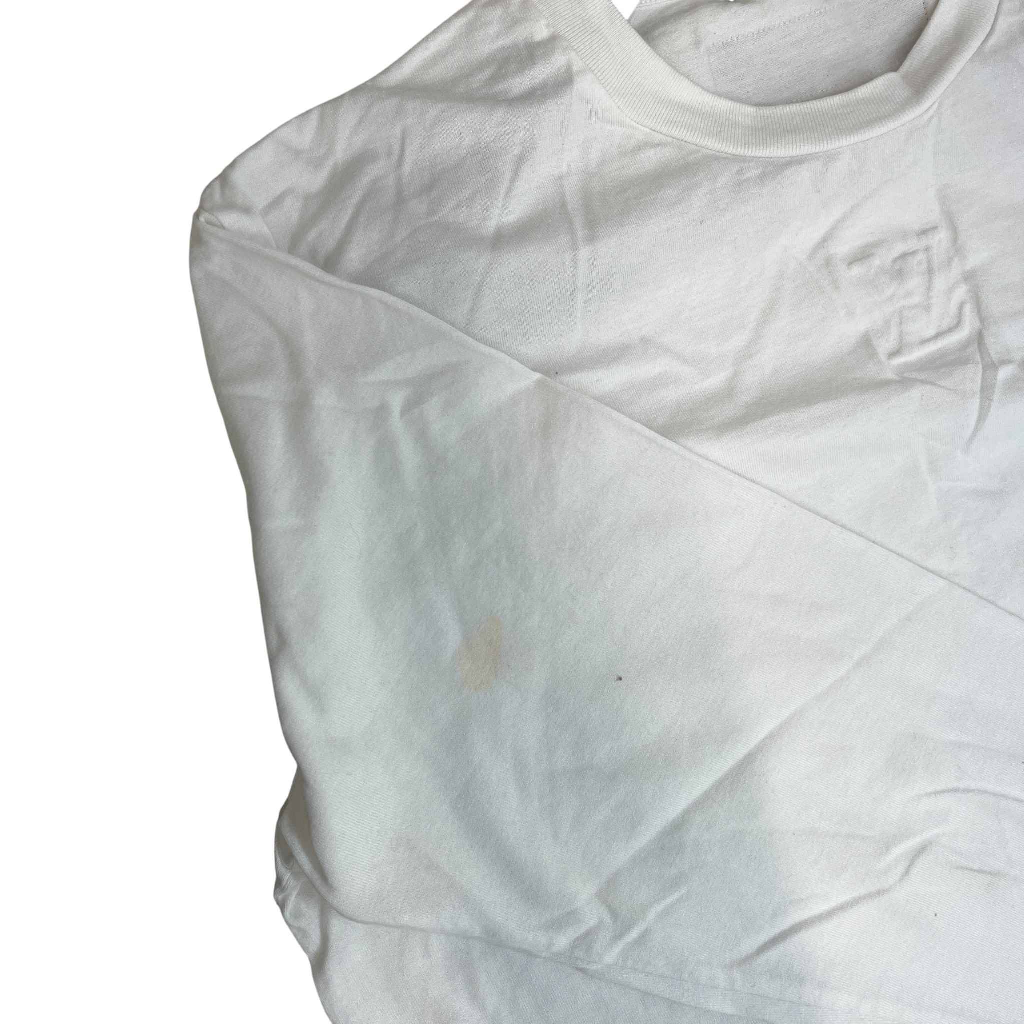 Men's Embossed Lv T-Shirt White Size XL