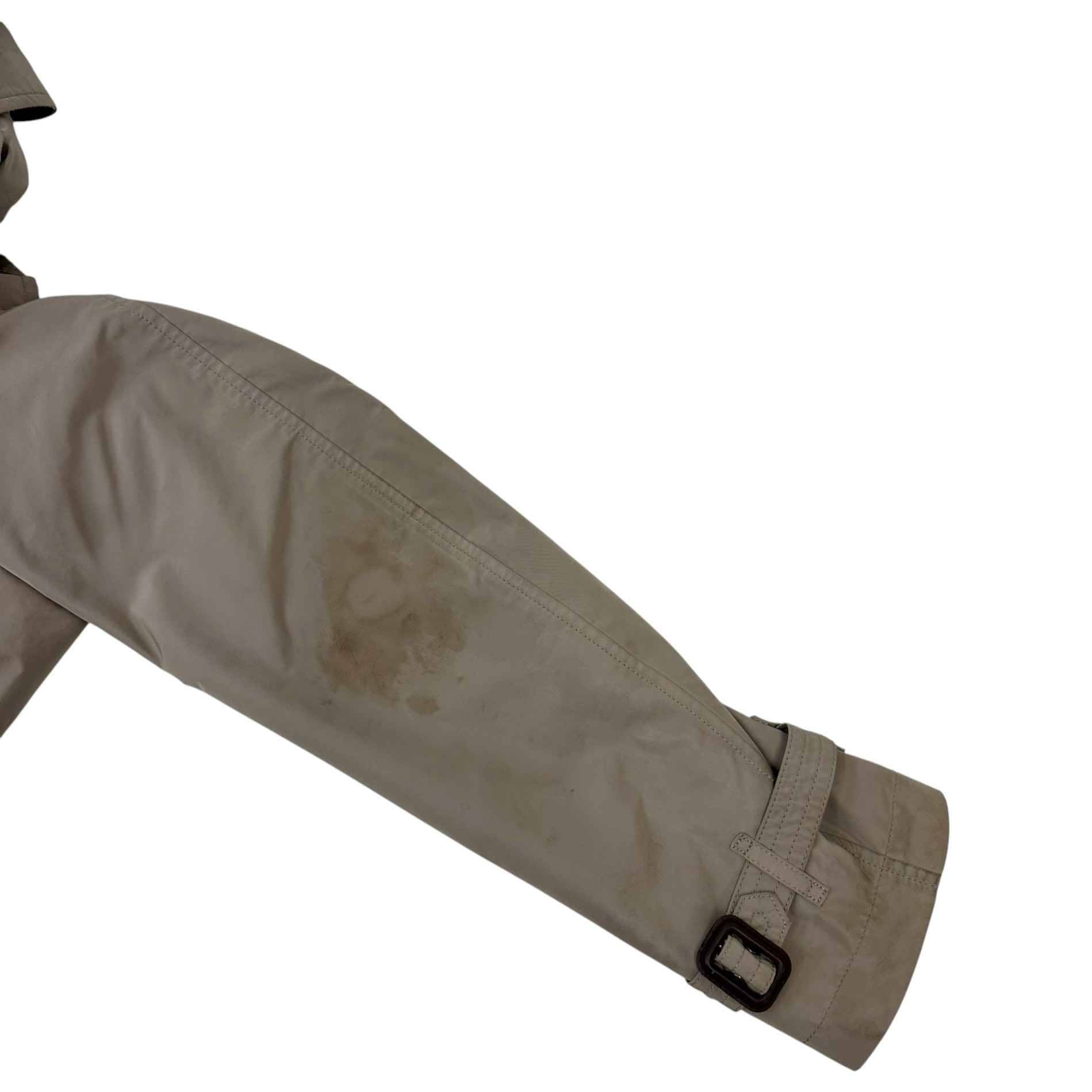 Men's Brit Trench Jacket Beige Size S