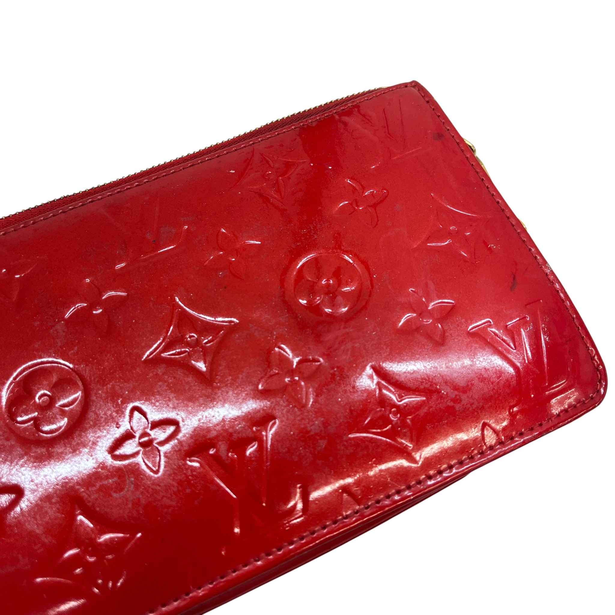 Women's Monogram Vernis Lexington Pochette Handbag Red