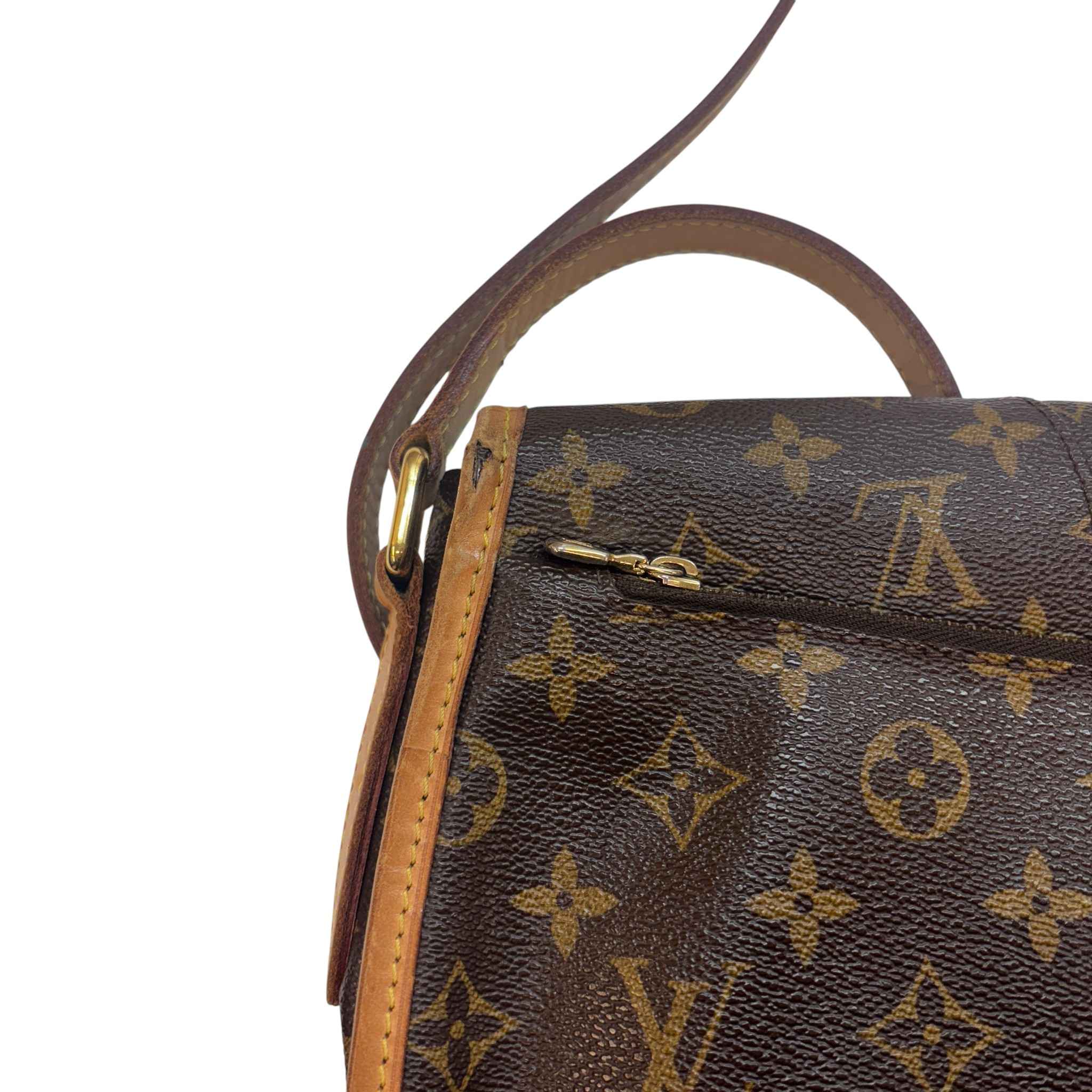 Women's Monogram Menilmontant Mm Messenger Bag Brown