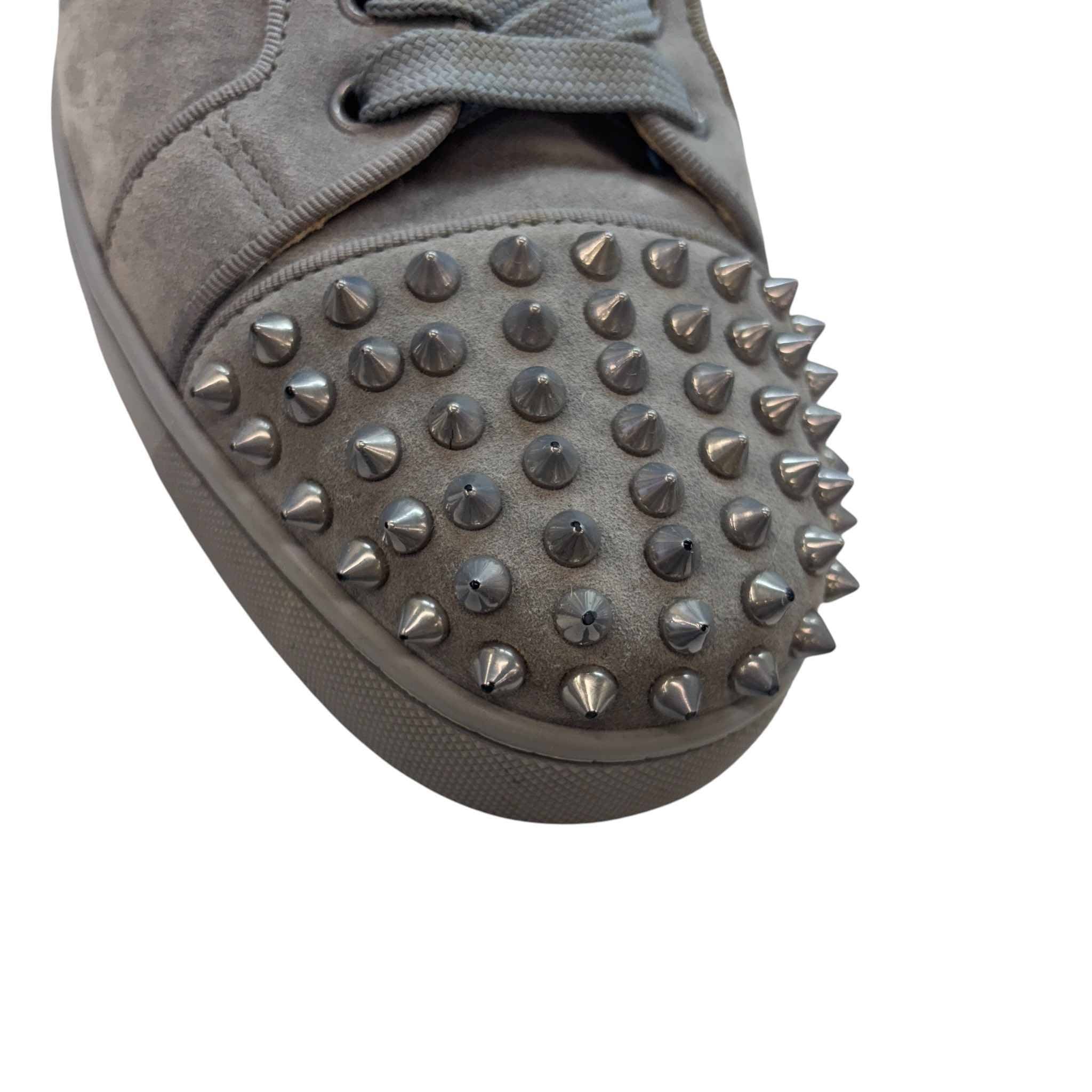Men's Louis Junior Spikes Flat Low Trainers Grey Size EU 42 / UK 8
