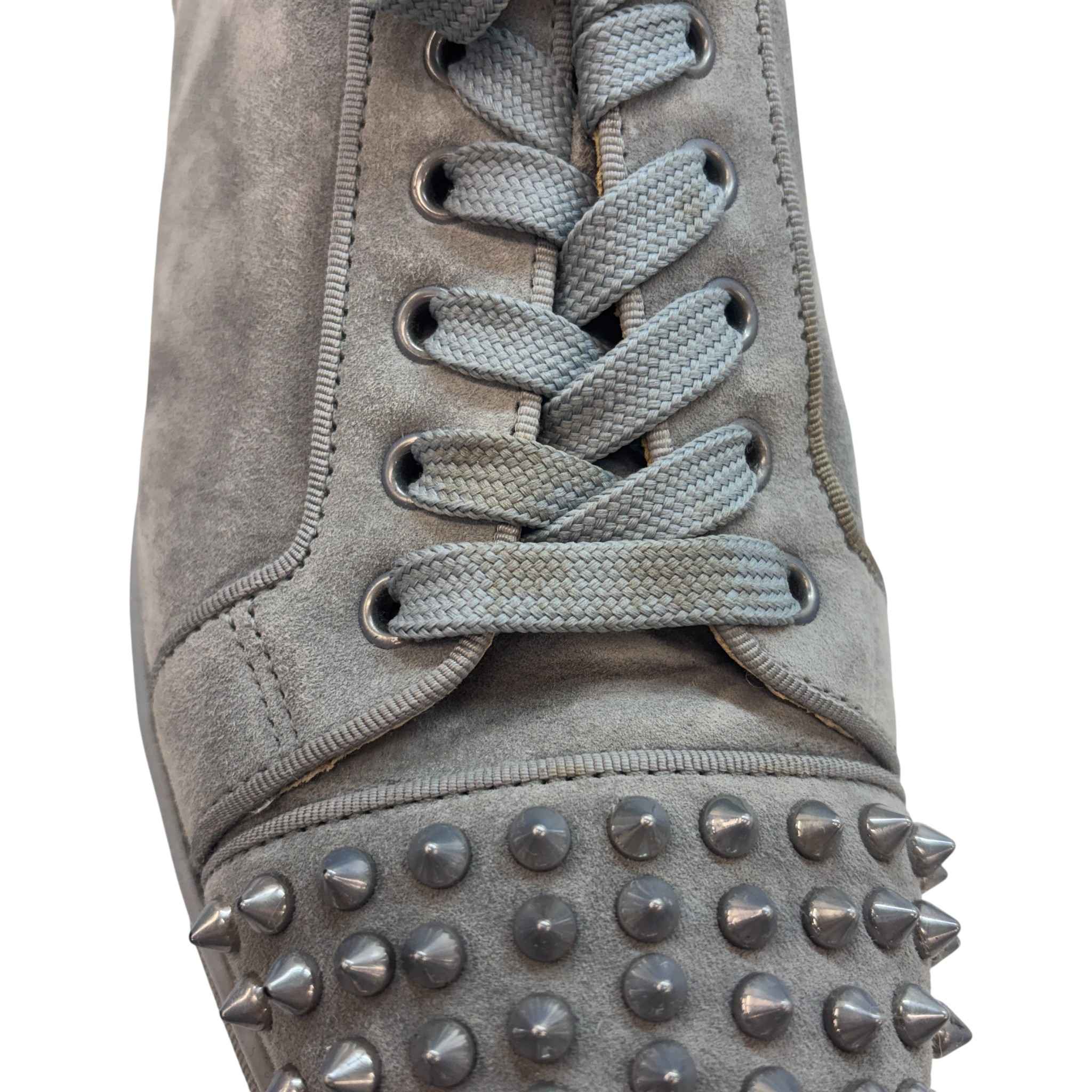 Men's Louis Junior Spikes Flat Low Trainers Grey Size EU 42 / UK 8