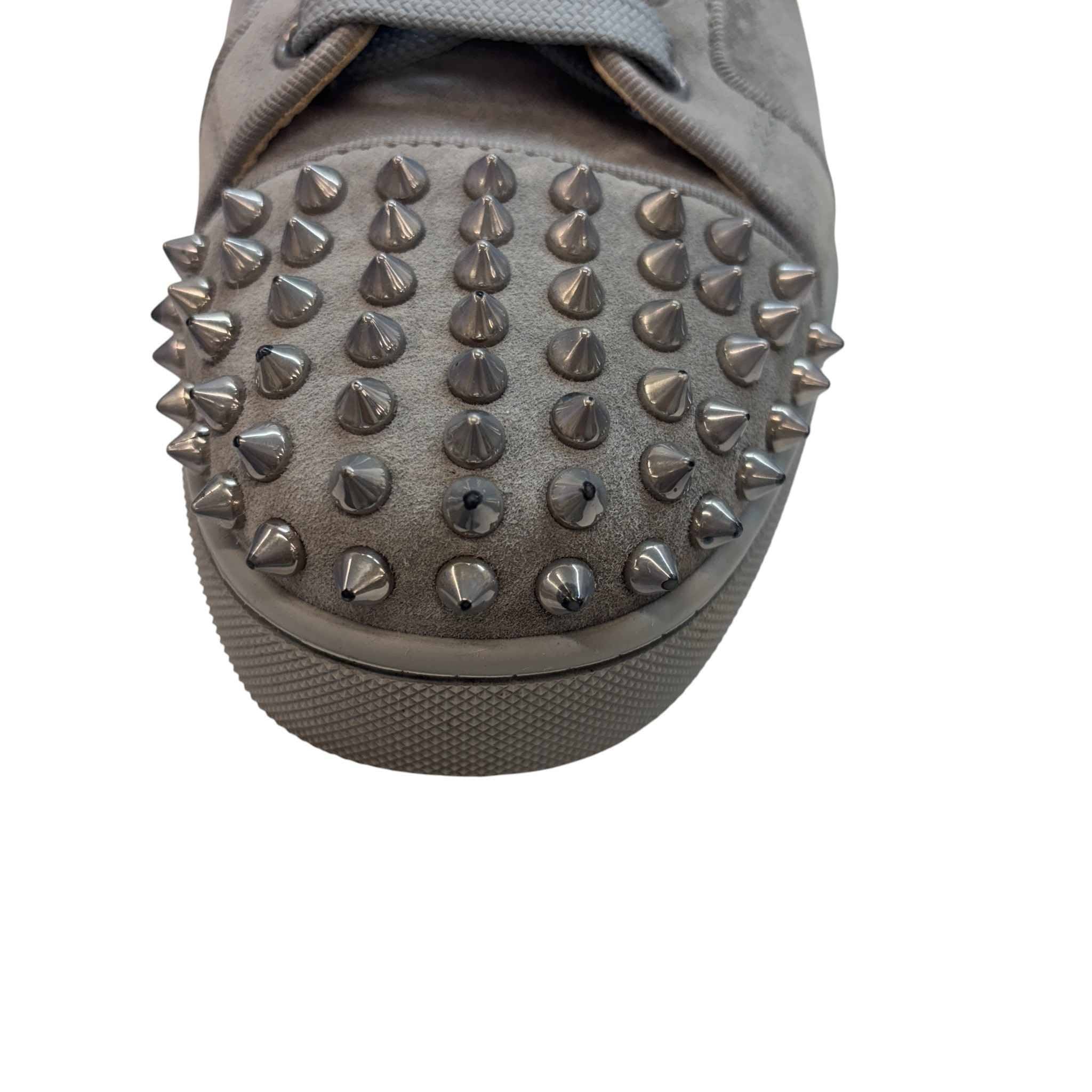 Men's Louis Junior Spikes Flat Low Trainers Grey Size EU 42 / UK 8