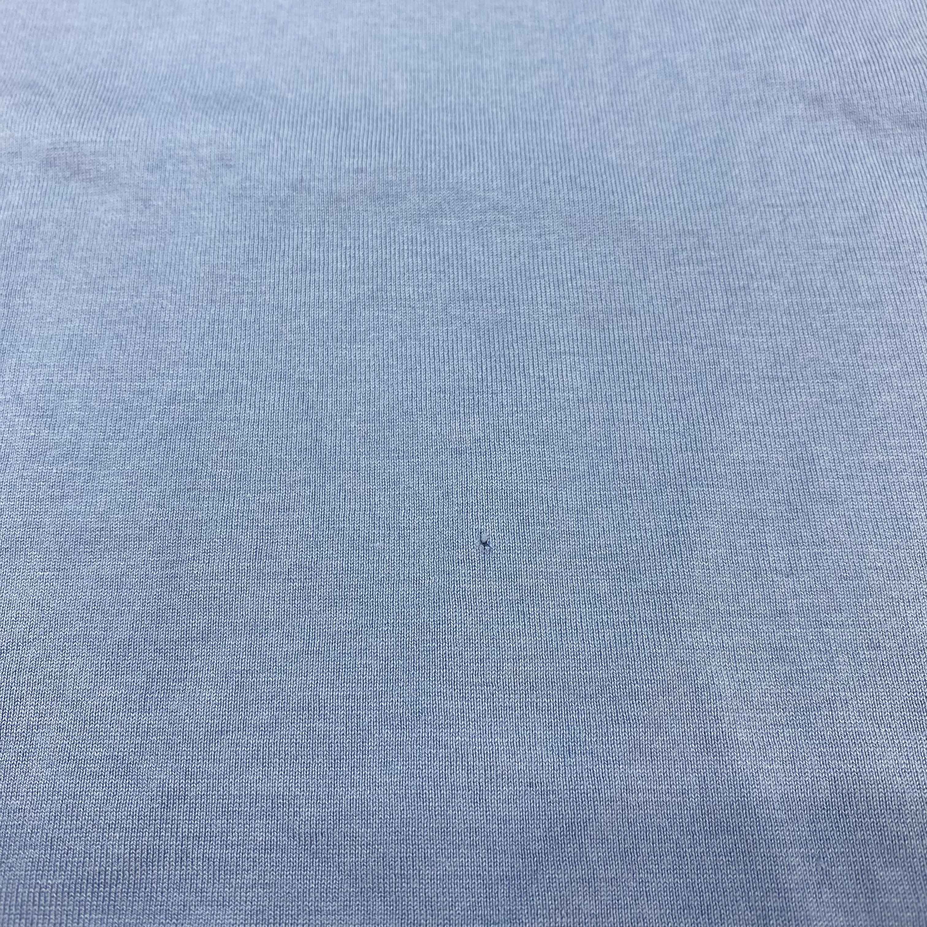 Men's Lightning Bolt Logo T-Shirt Blue Size M