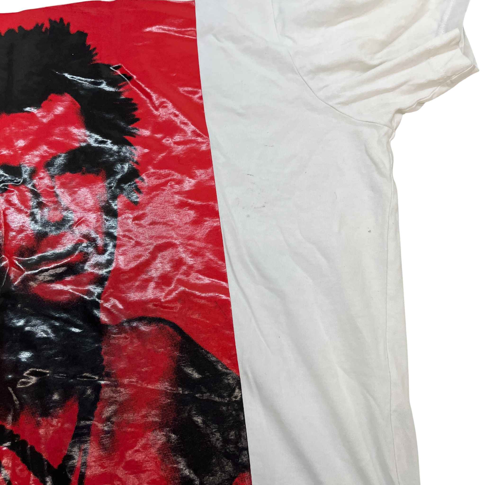 Men's Graphic Print T-Shirt Red Size XL