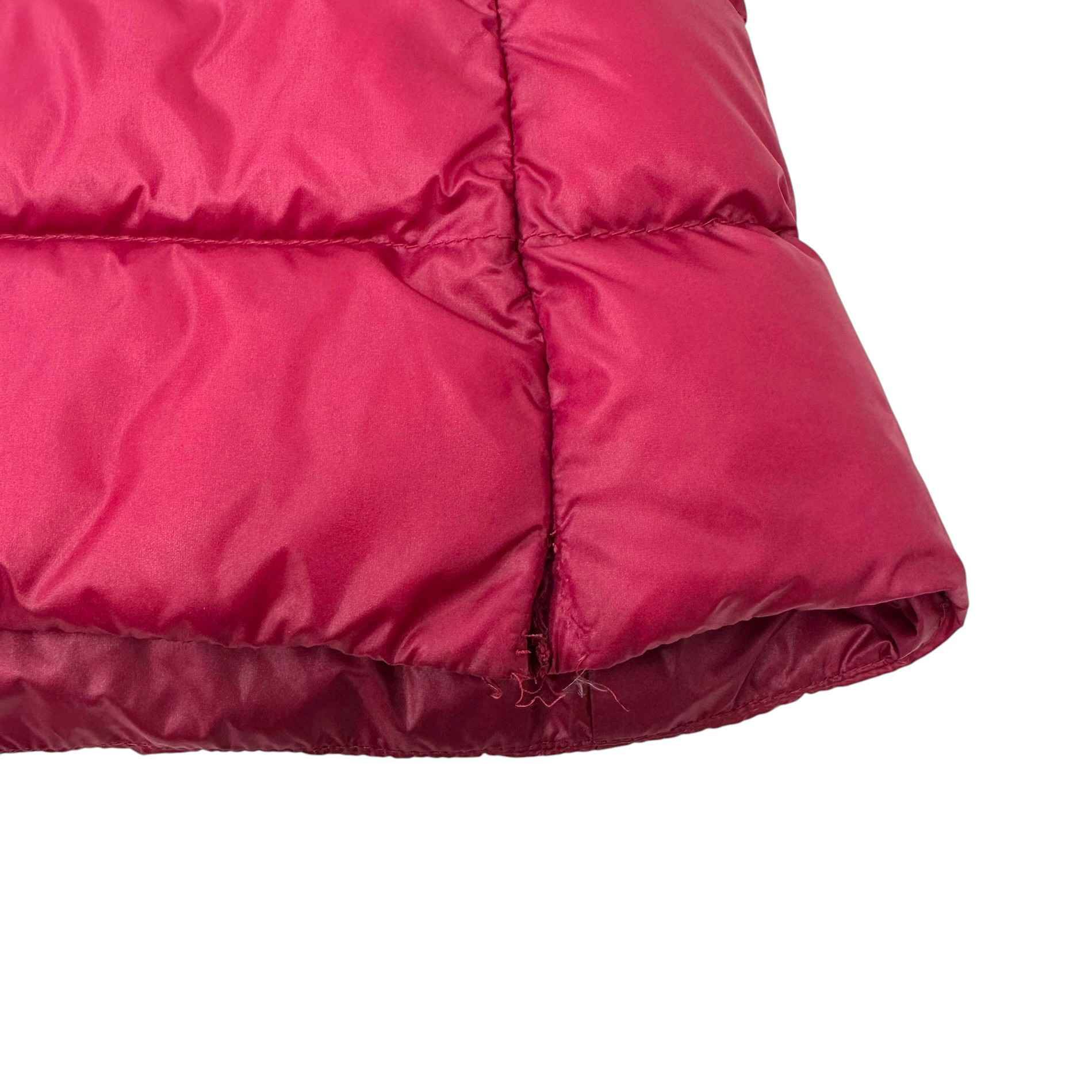 Women's Plaque Logo Gilet Pink Size 44 / UK 12