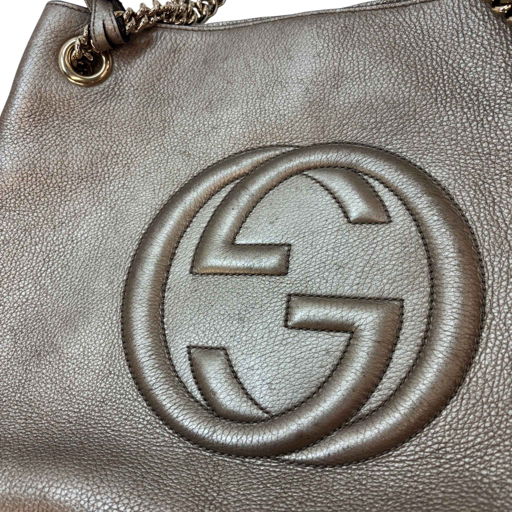 Women's Soho Tote Handbag Gold