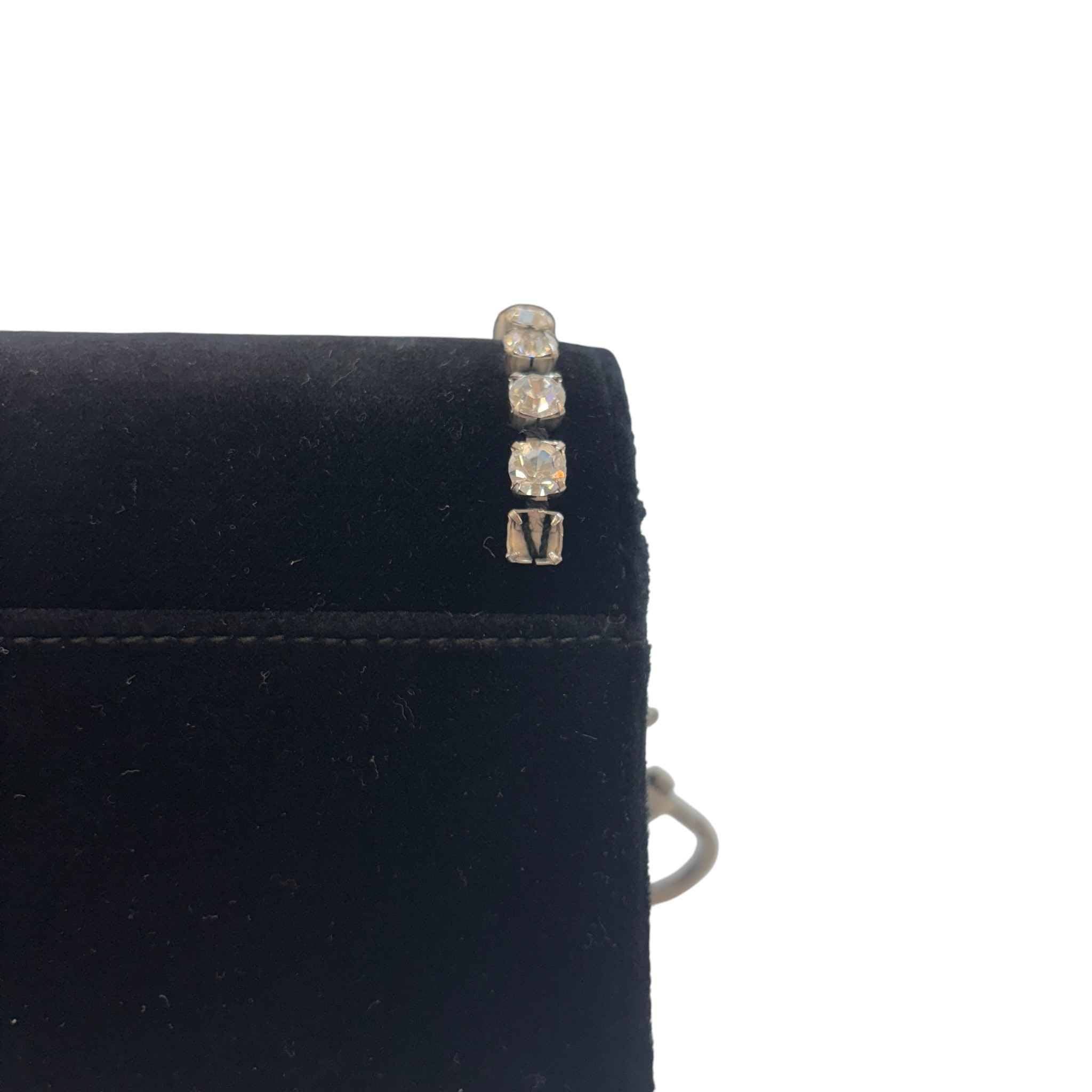 Women's Dionysus Mini Velvet Bag Black
