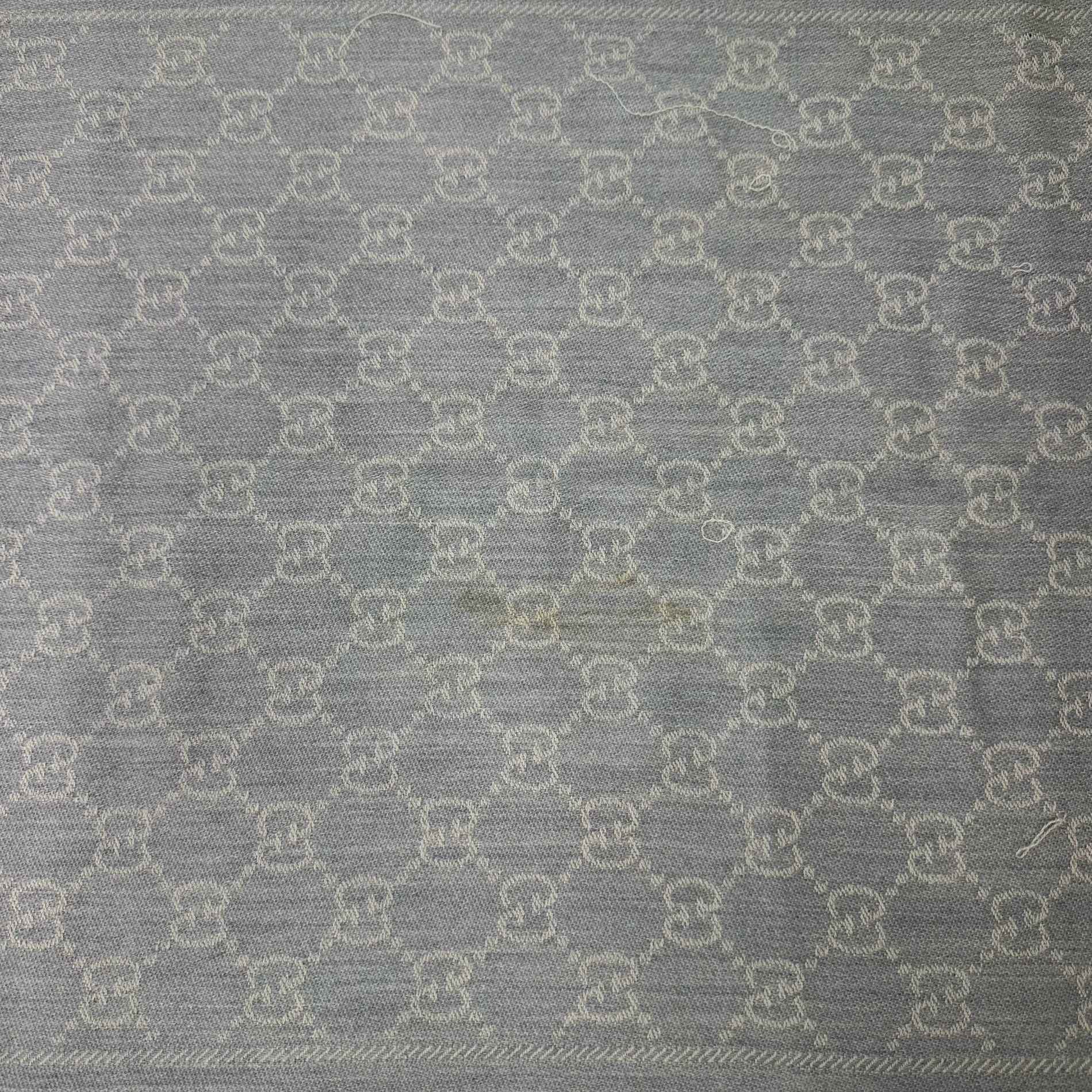 Women's Gg Monogram Scarf Blue